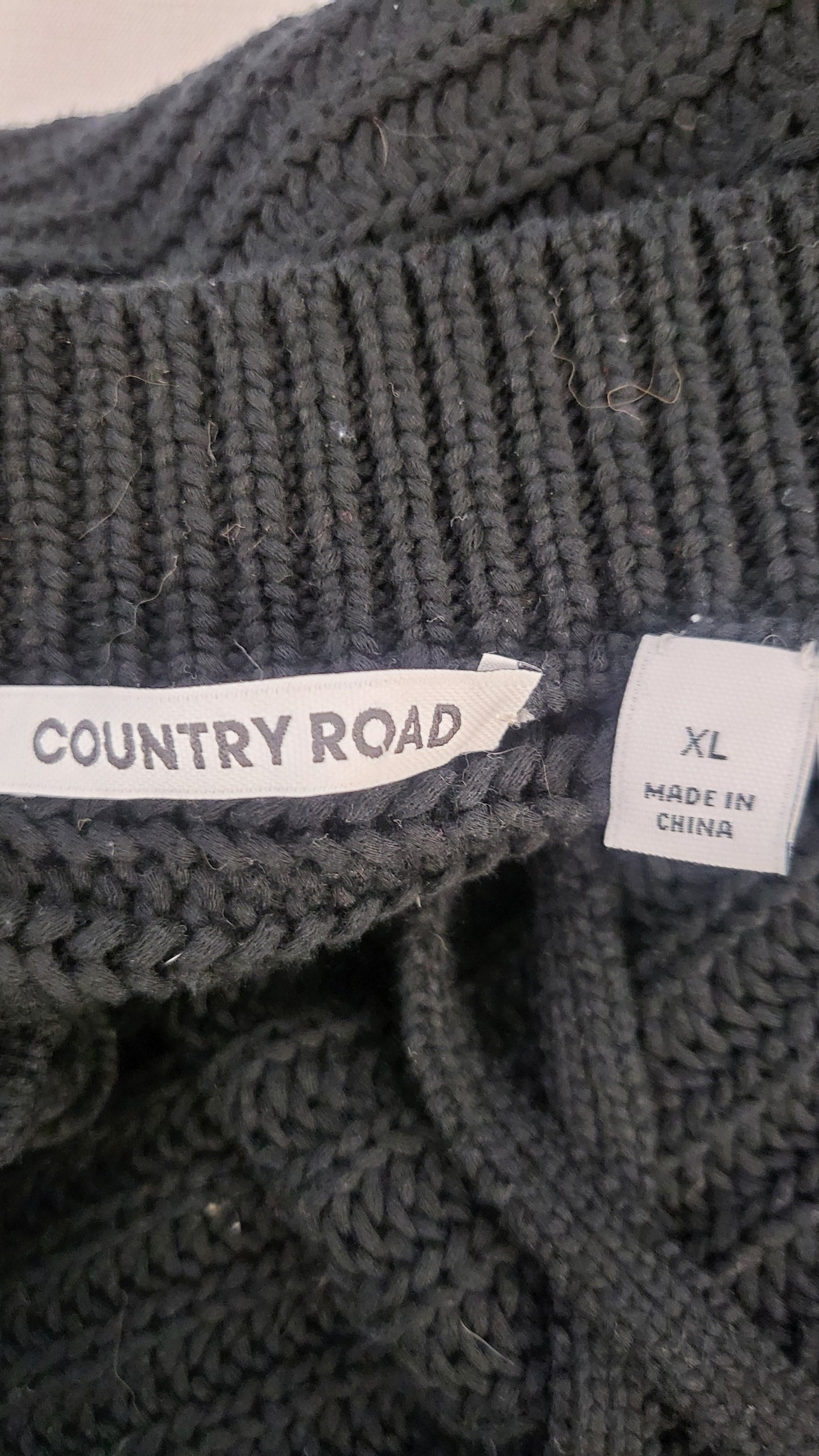 Country Road Black Ribbed Knit (16)