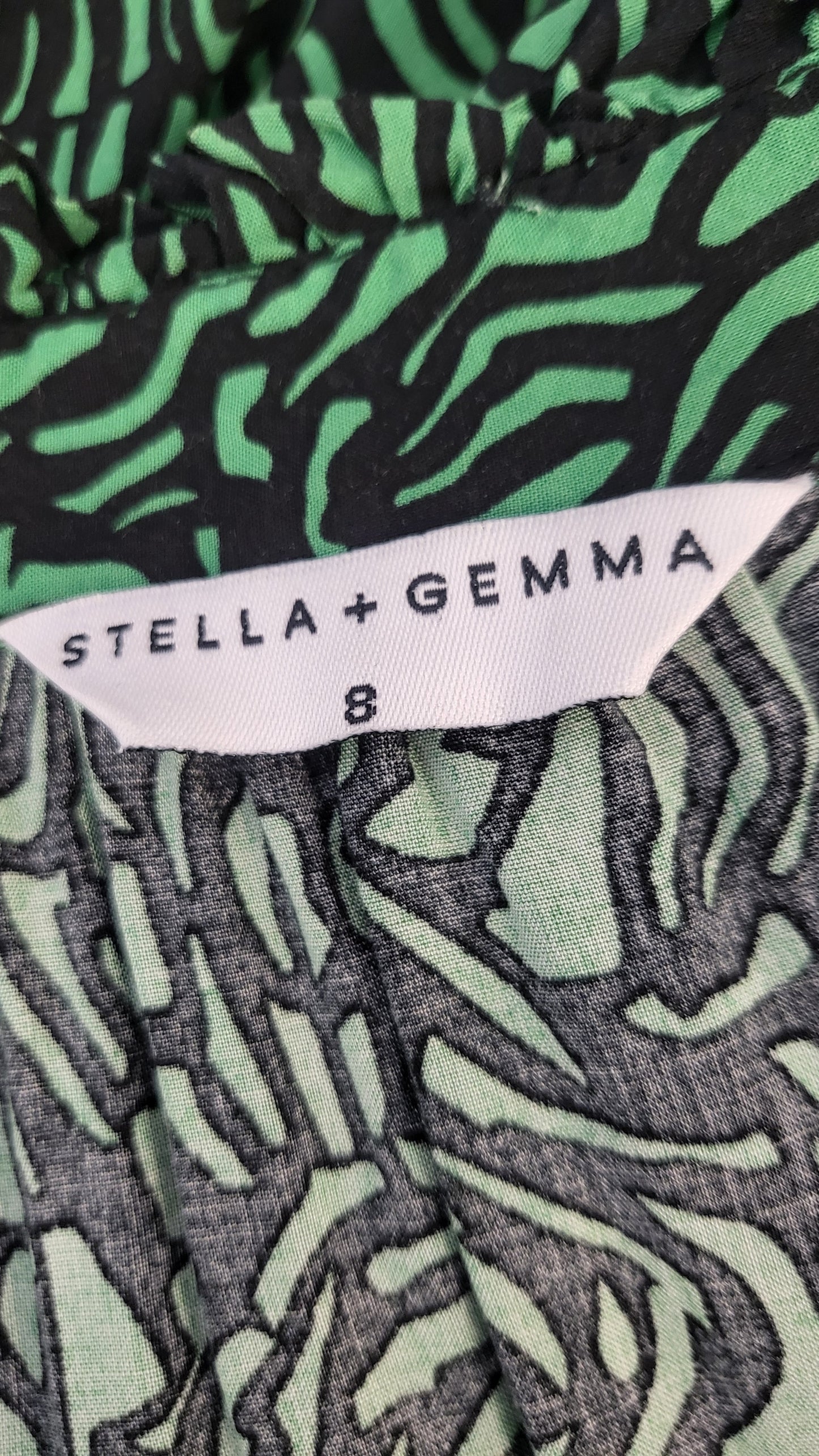 Stella+Gemma Green Tiered Dress (8)