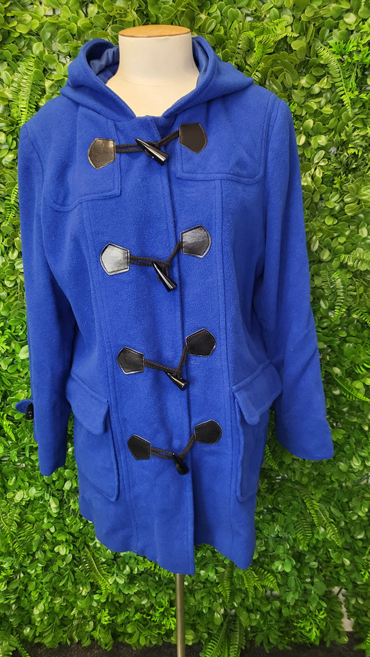 City Collection Blue Duffle Coat (16)