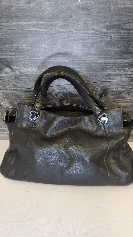 Mimco Black Handbag W 36cm, H 23cm, D 16cm