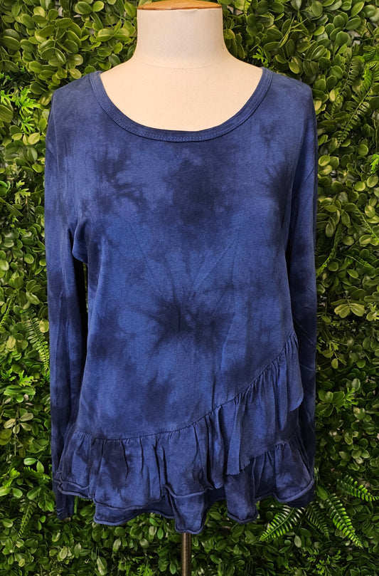 Five Each Blue Tie-Dyed Top (10)