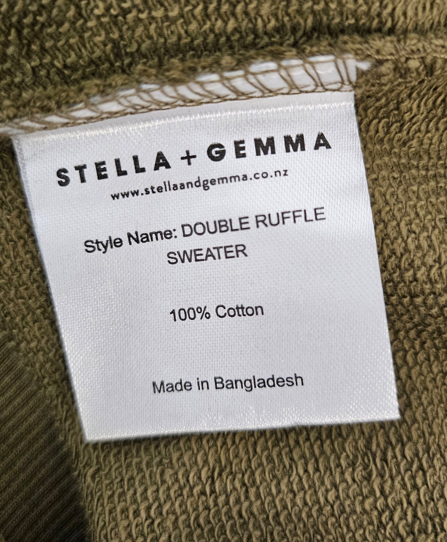 Stella+Gemma Olive Double Ruffle Sweater (14)