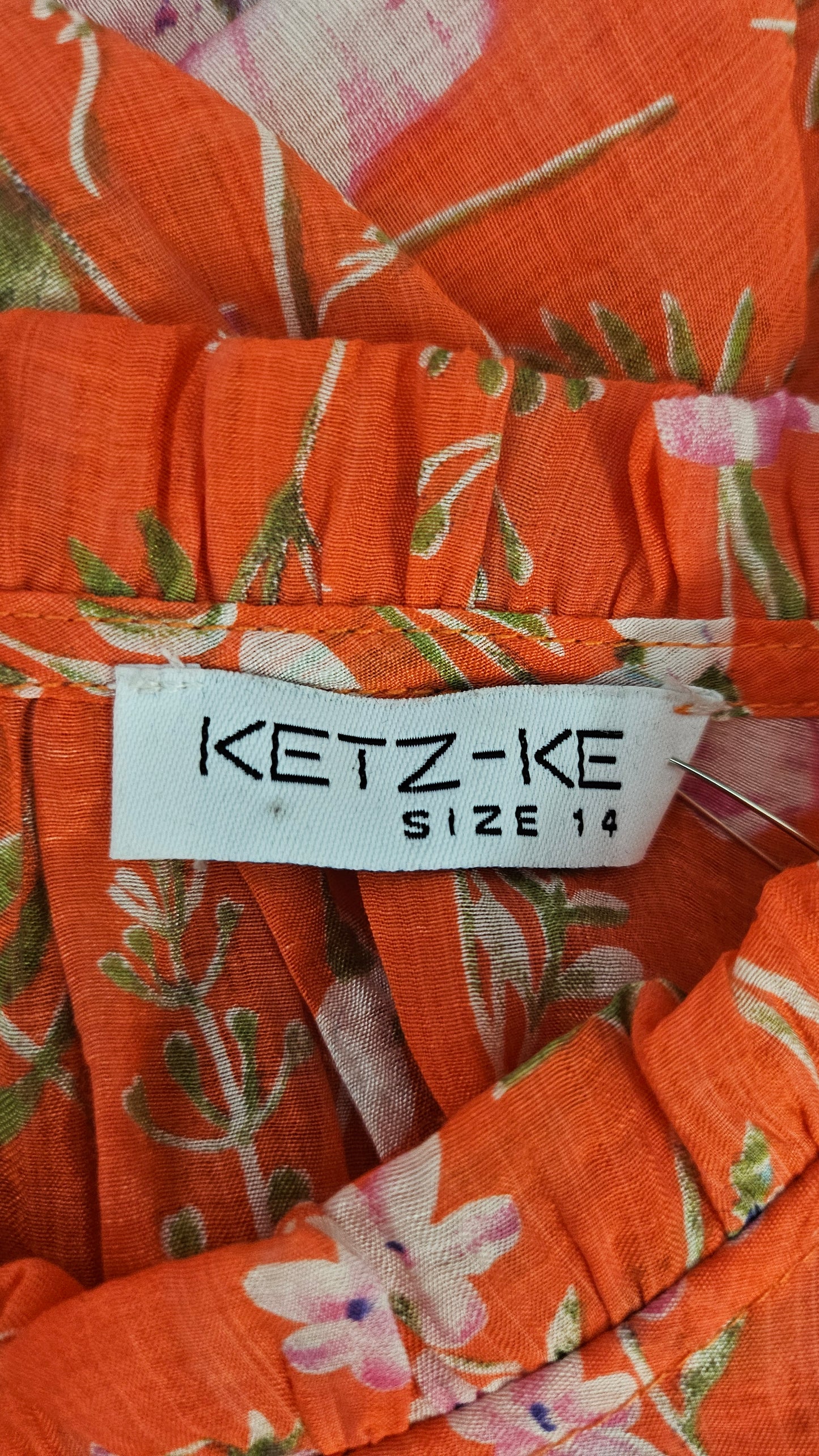 Ketz-ke Orange Long Sleeve Top (14)