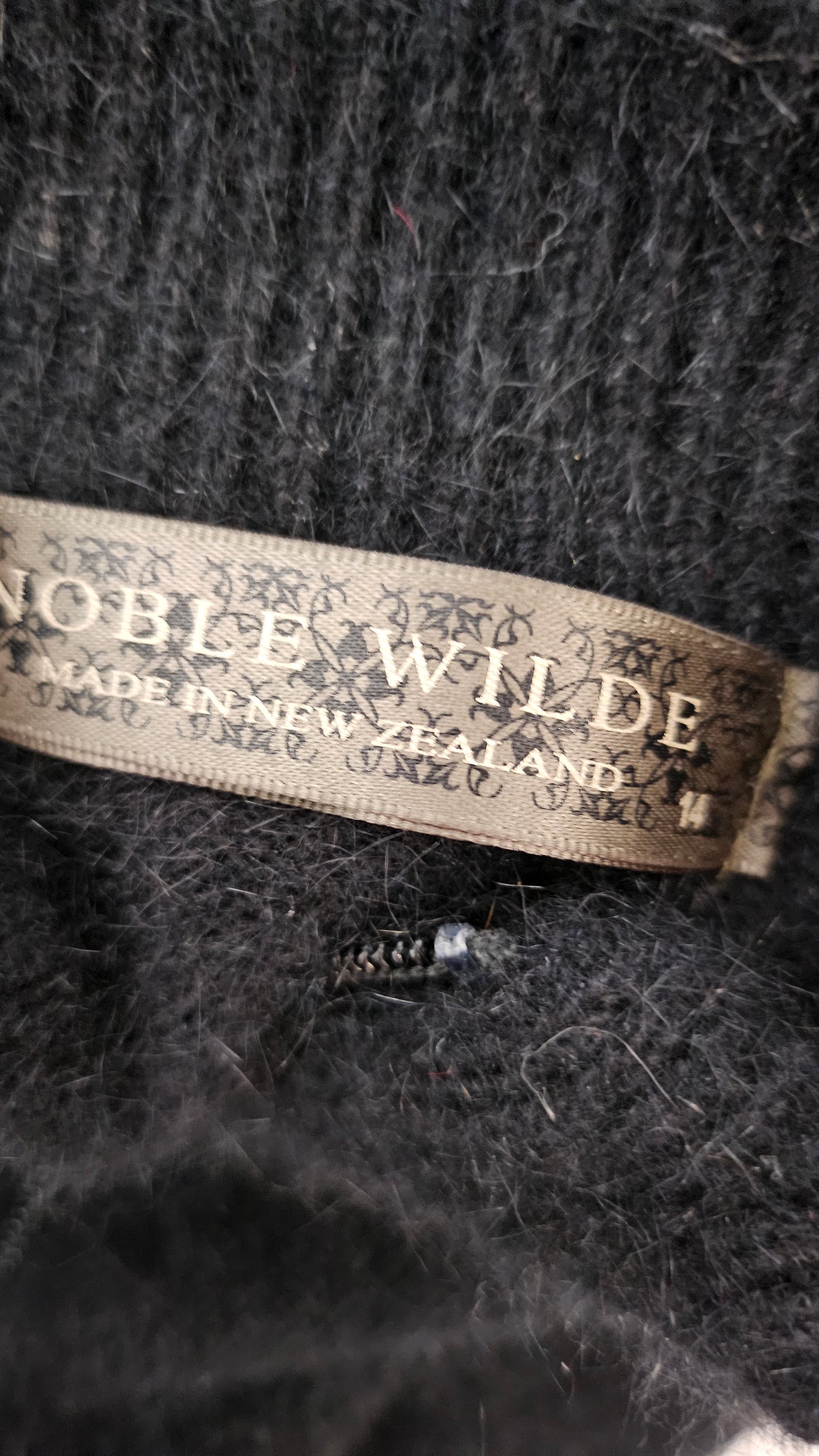 Noble Wilde Black Possum/Merino Gilet Vest (14)