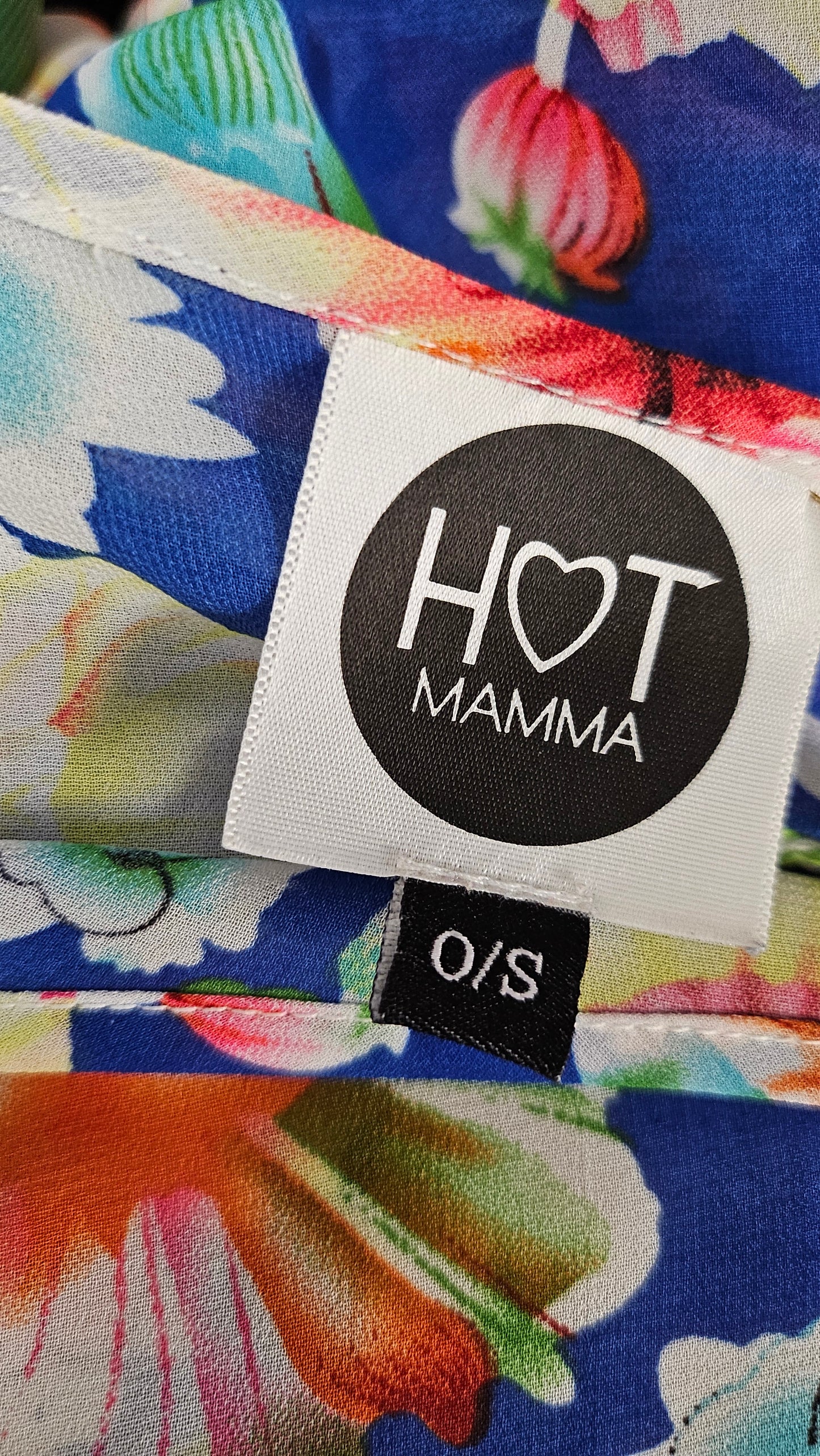 Hot Mamma (OSFM) Floral Top