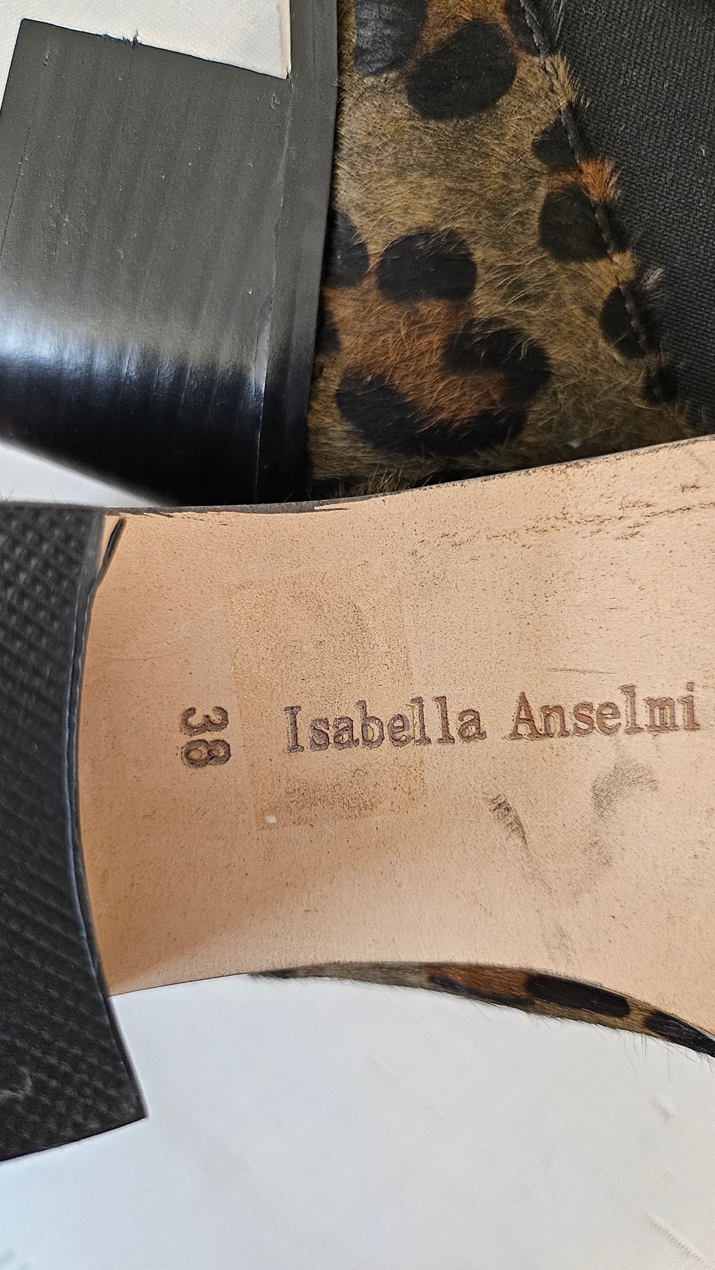 Isabella Anselmi  Leopard Print Boot (38)