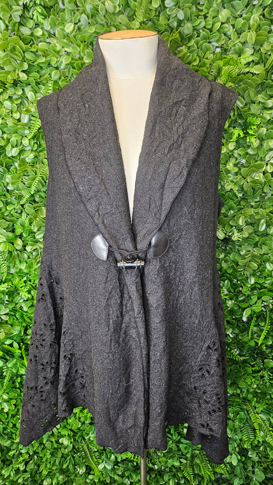 Verge Charcoal Felted Wool Vest (12)
