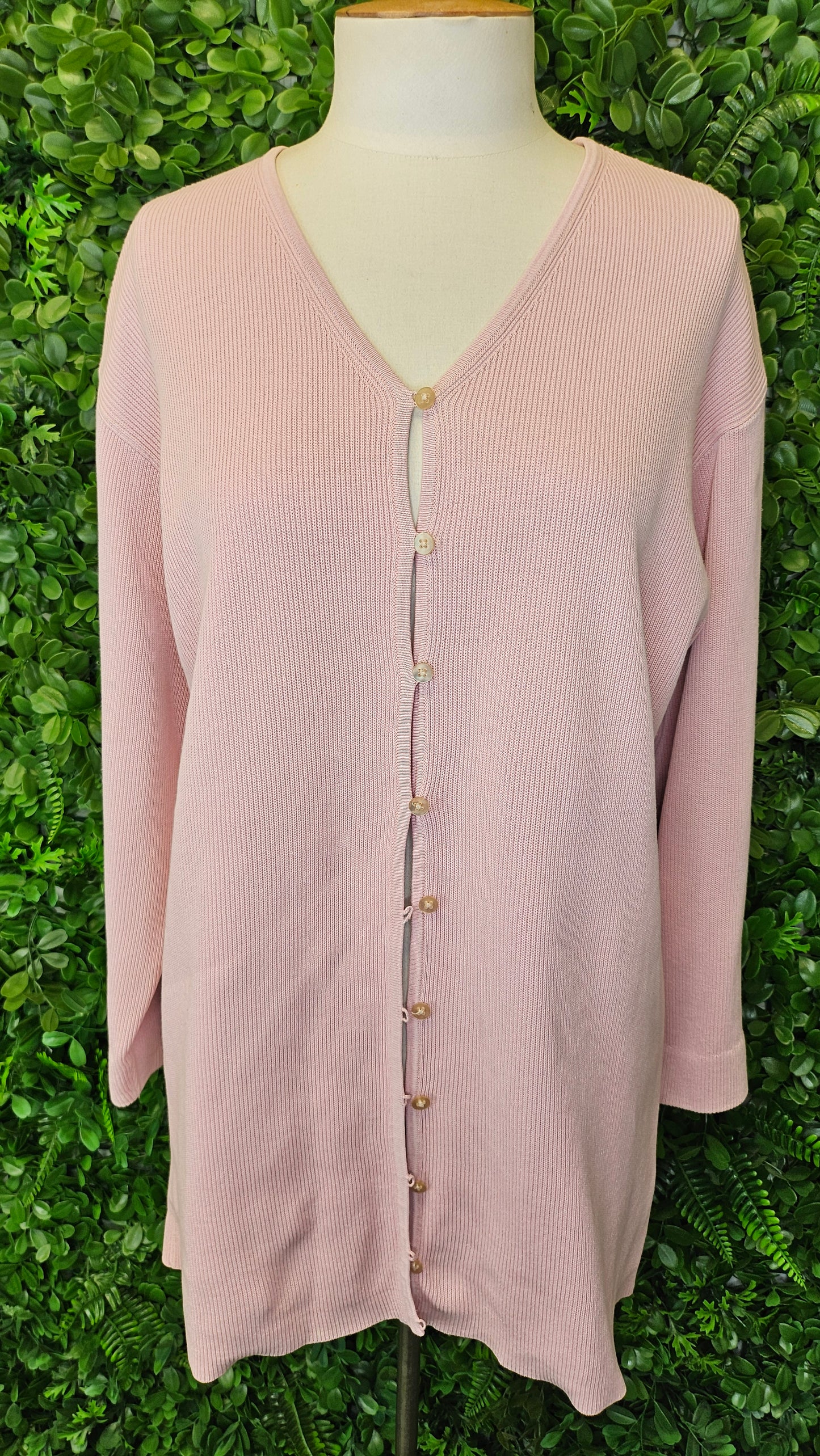 Country Road Pink Cotton Cardi Knit (12)