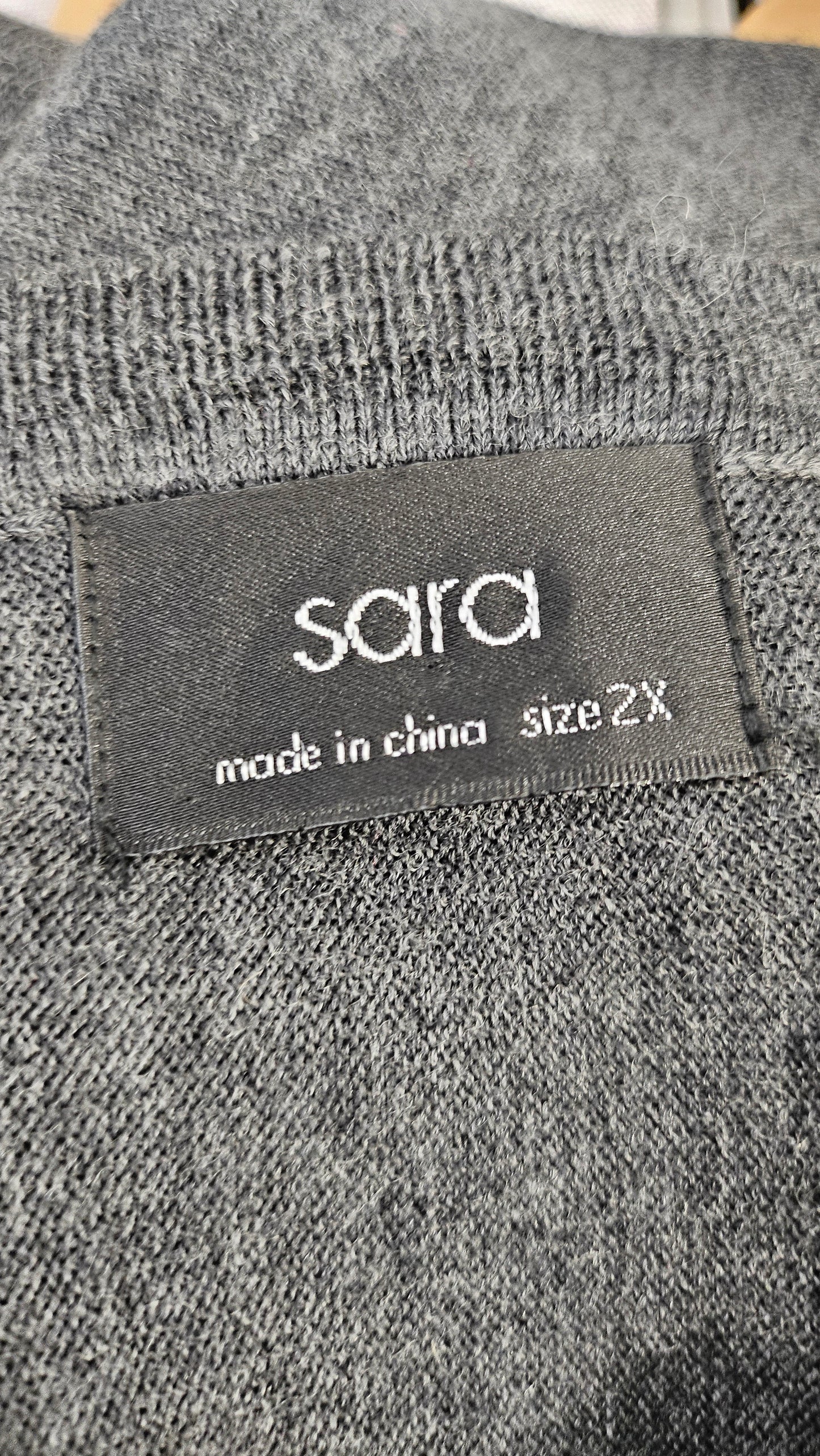 Sara Grey Knit Top (18)