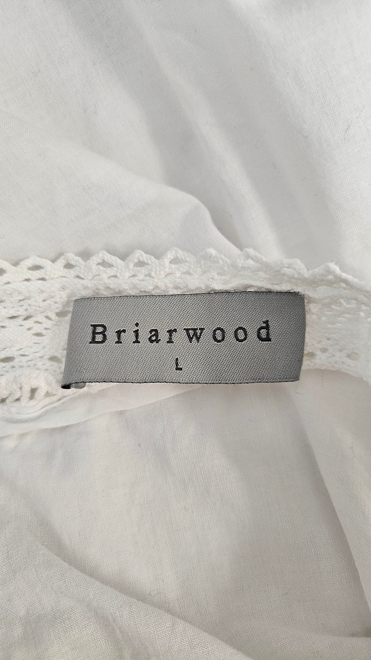 Briarwood White High Neck Blouse (14)