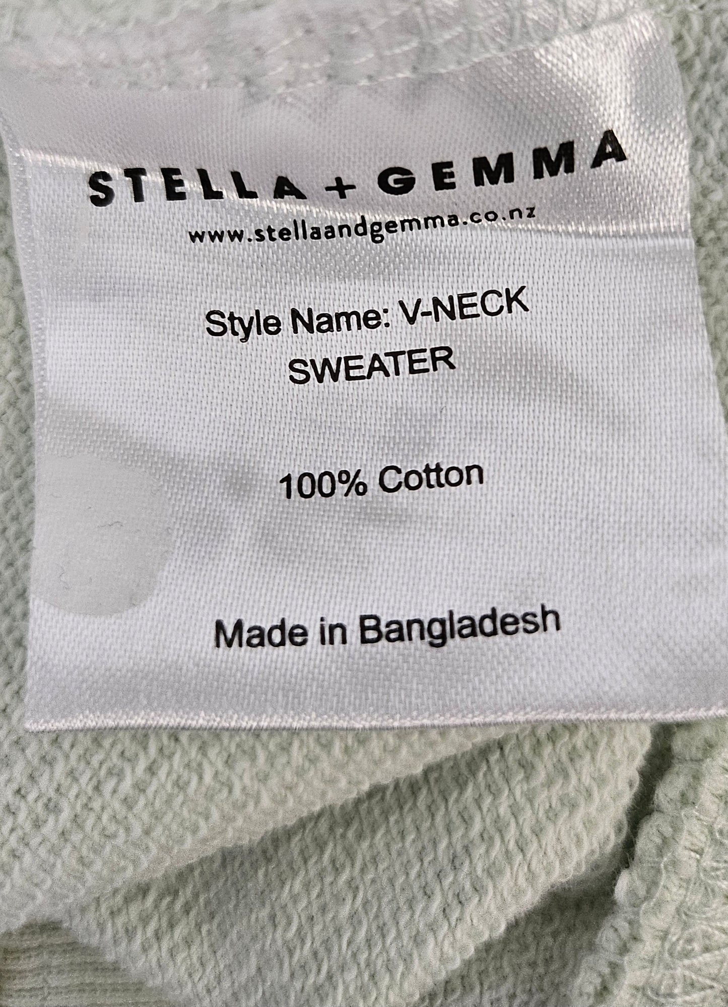 Stella+Gemma Green Crew Neck Sweater (10)