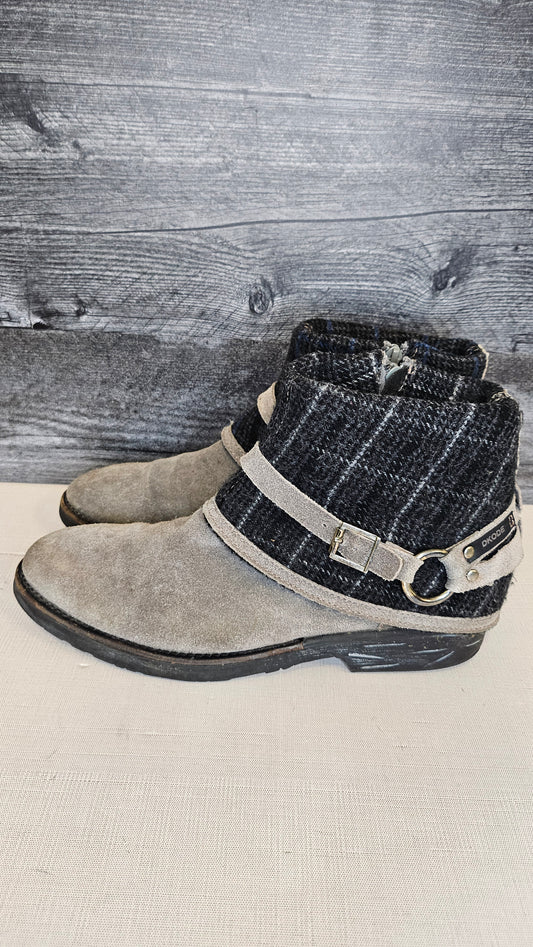 Dkode Grey Suede/Textile Boot (41)