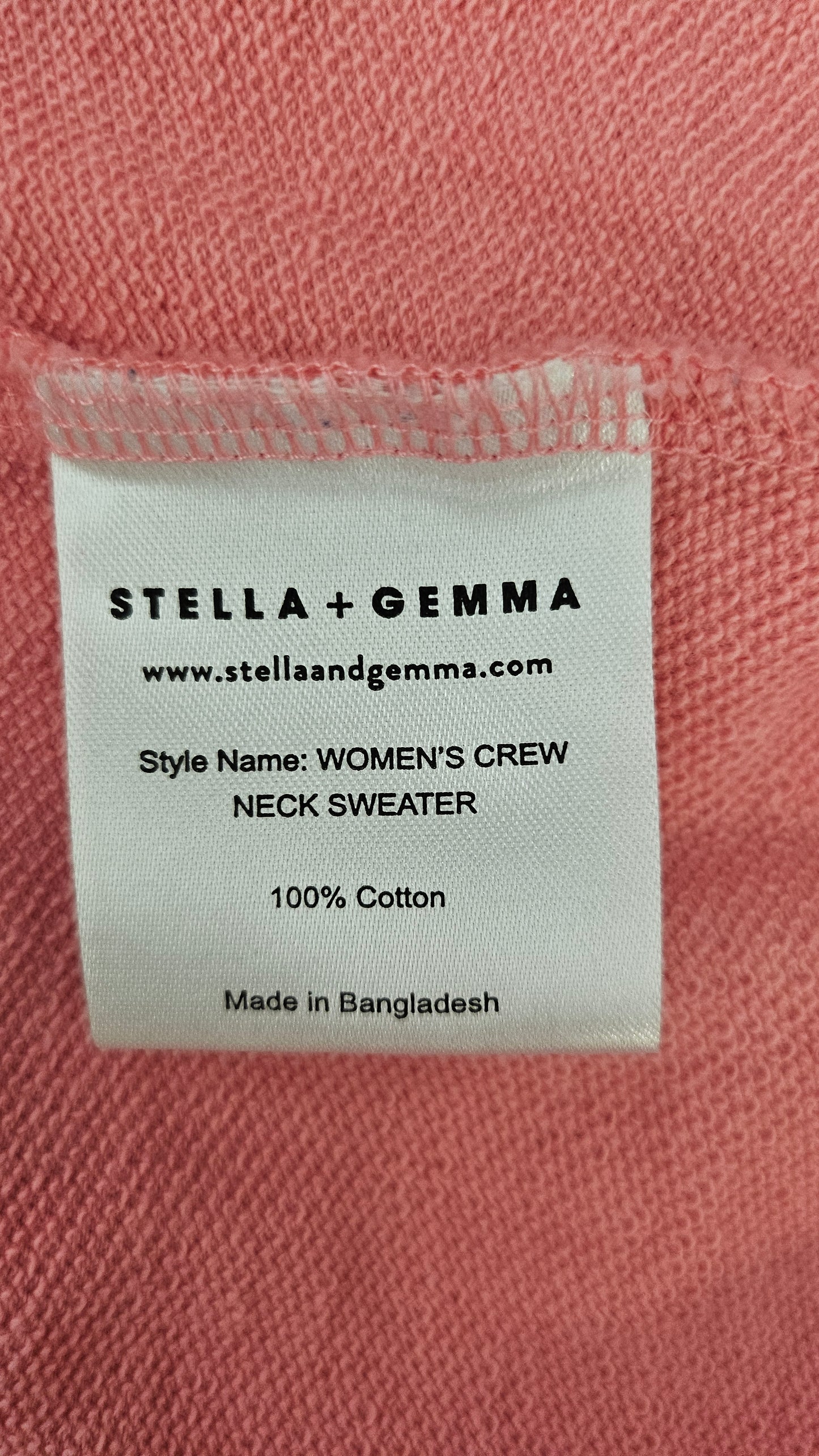 Stella+Gemma Pink Crew Neck Sweat (16)