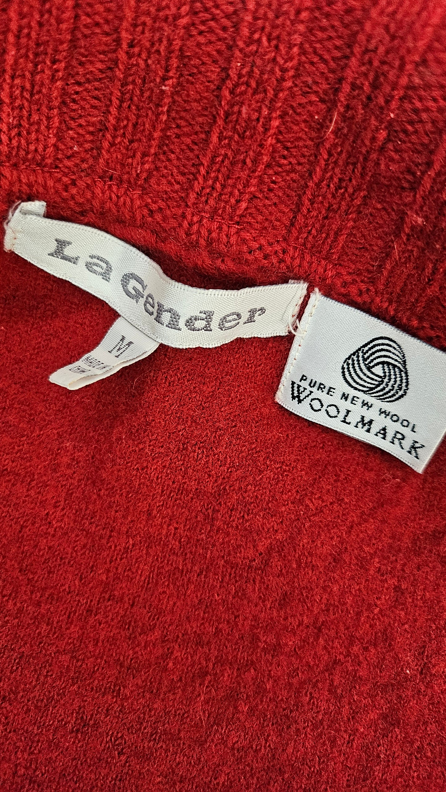 La Gender Red Wool Detail Jacket (12)