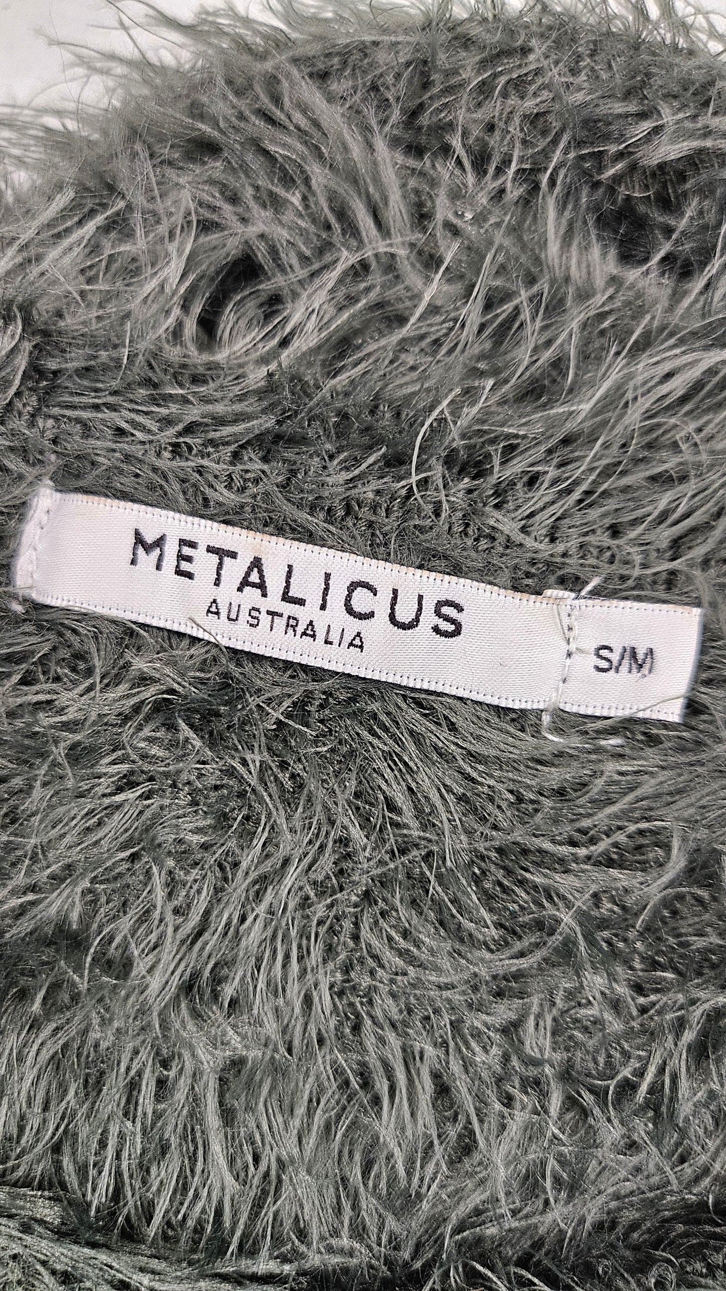 Metalicus Olive Crop Knit (10-12)