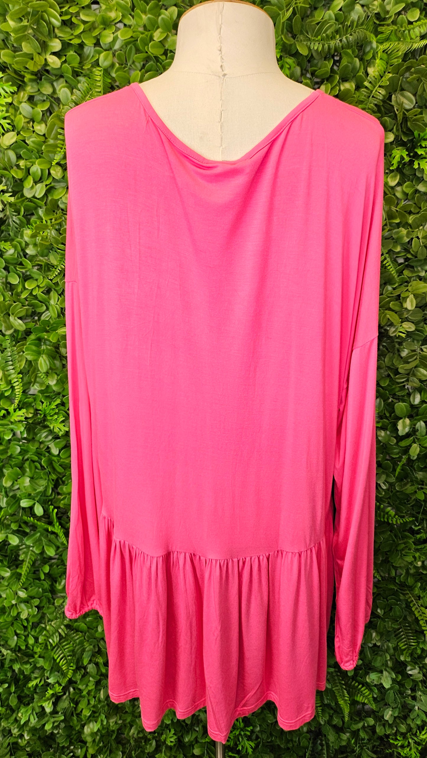 Home Lee Pink Frill Drape Top (14)