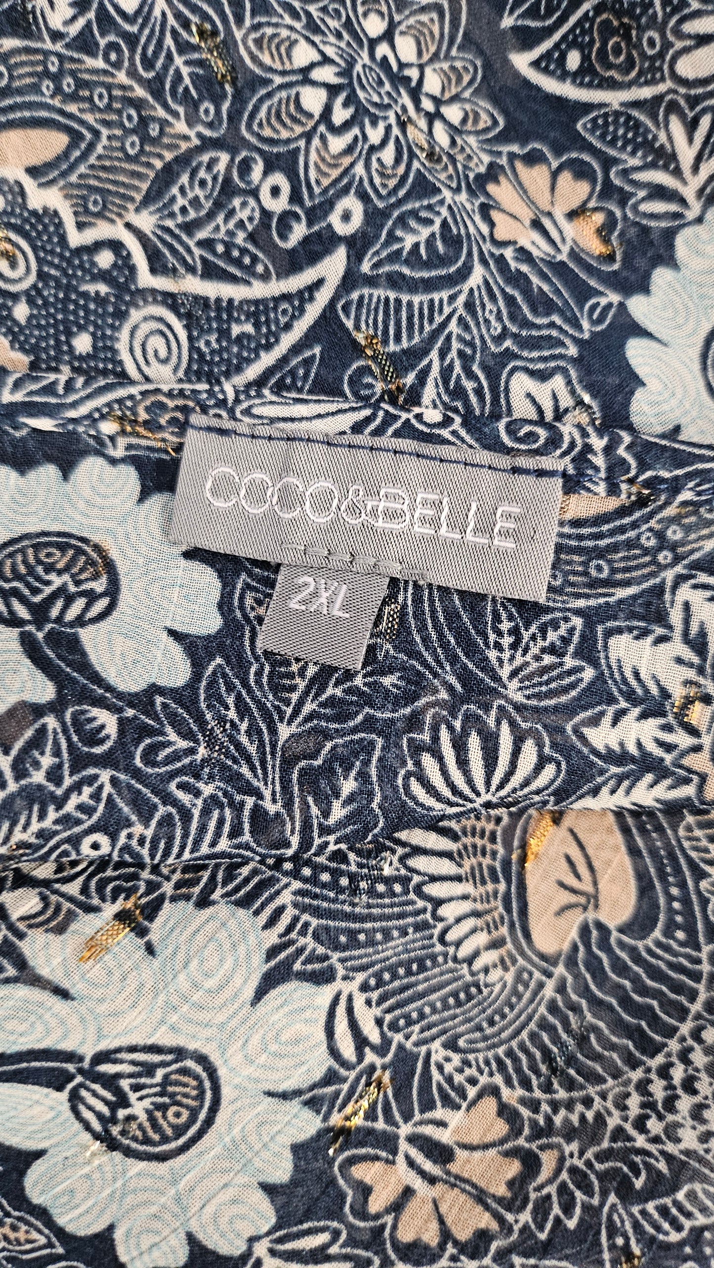 Coco & Belle Multi Sheer Pleated Sleeve Top (20)