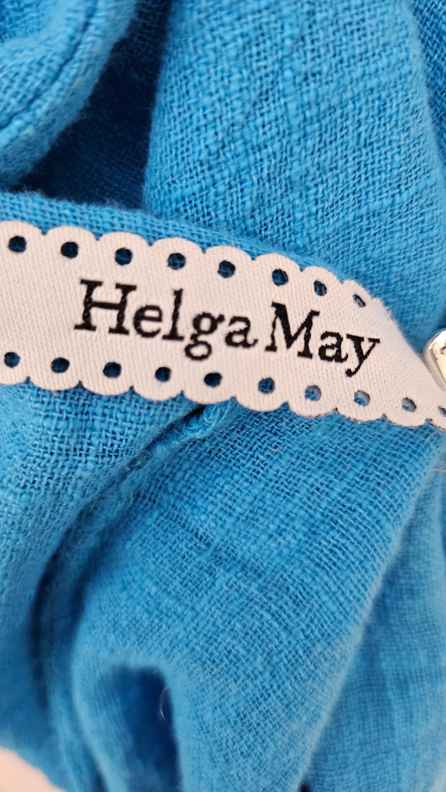 Helga May Electric Blue Oversized Top (OSFM)