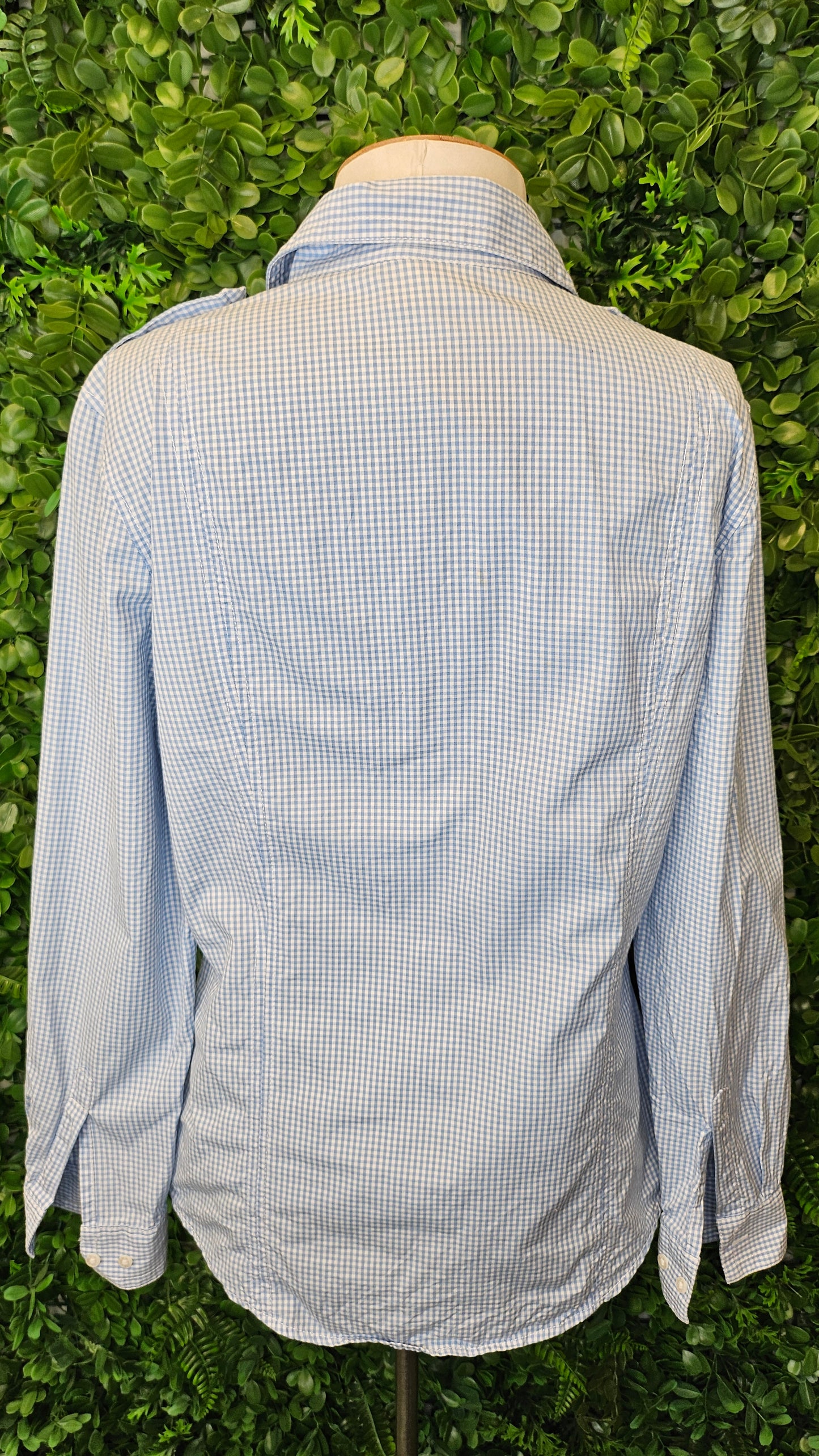 RM Williams Chambray Blue Fitted Shirt (10)