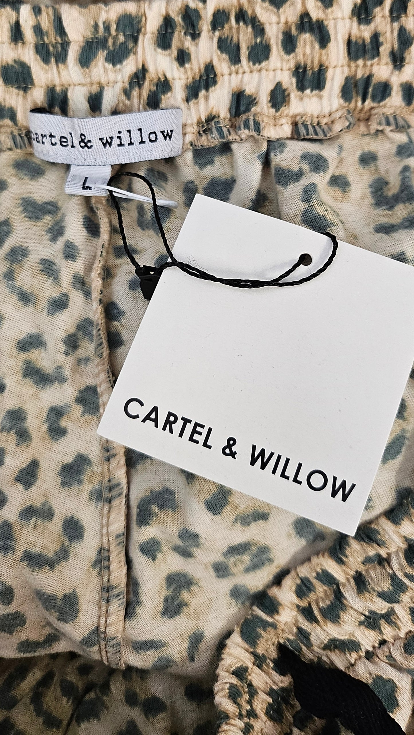 Cartel & Willow  Leopard Print Pant BWNT (14)