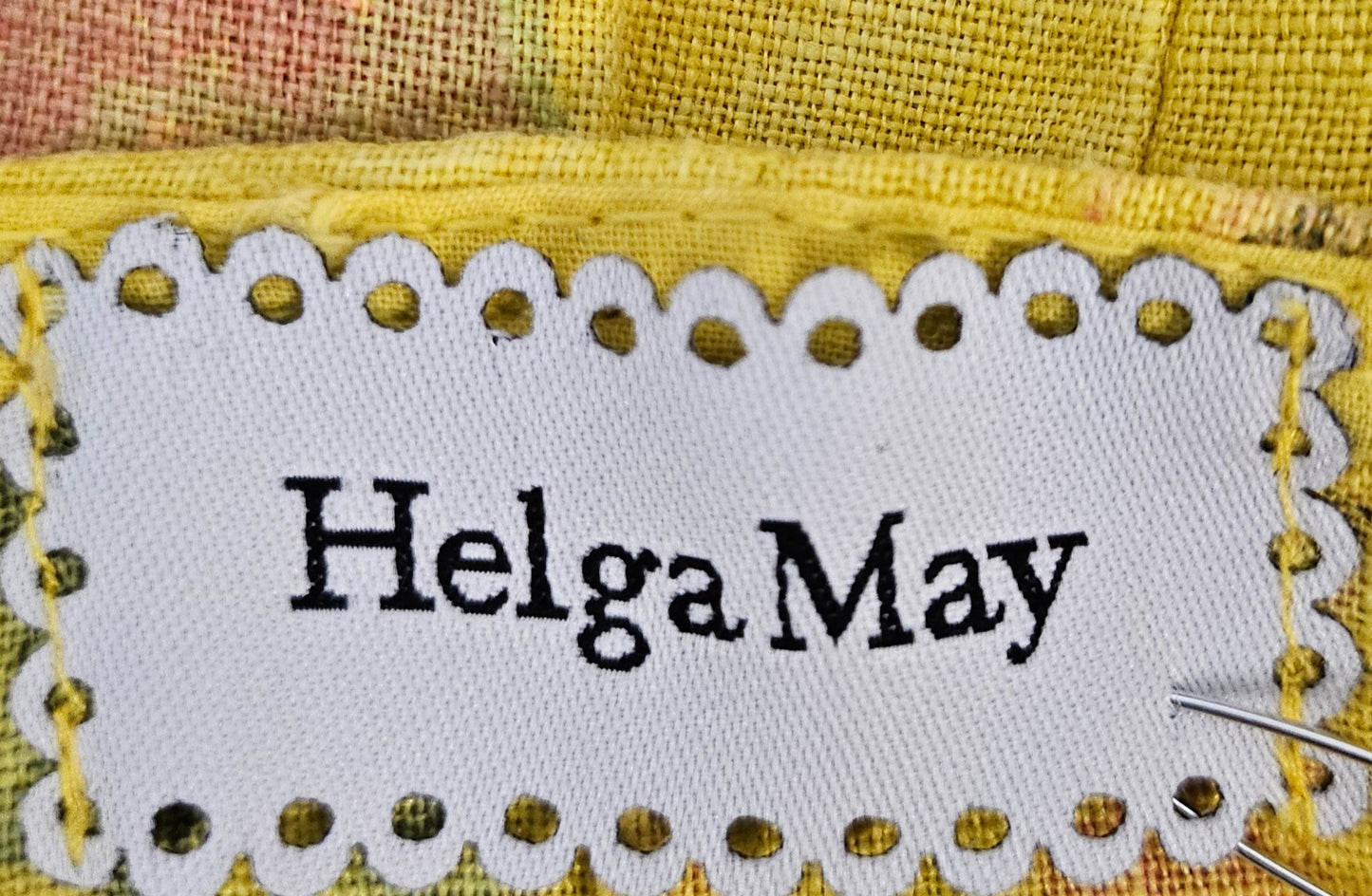 Helga May Yellow Linen Boxy Top (10-14)