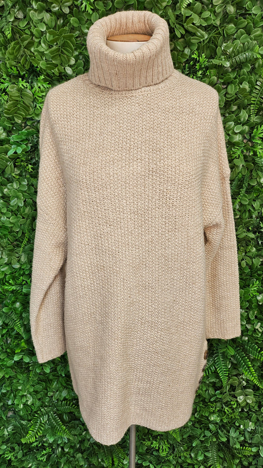 ONLY Beige Tunic Knit Jumper (14)