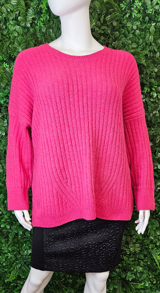 Shine On Label Pink Textured Knit (20)