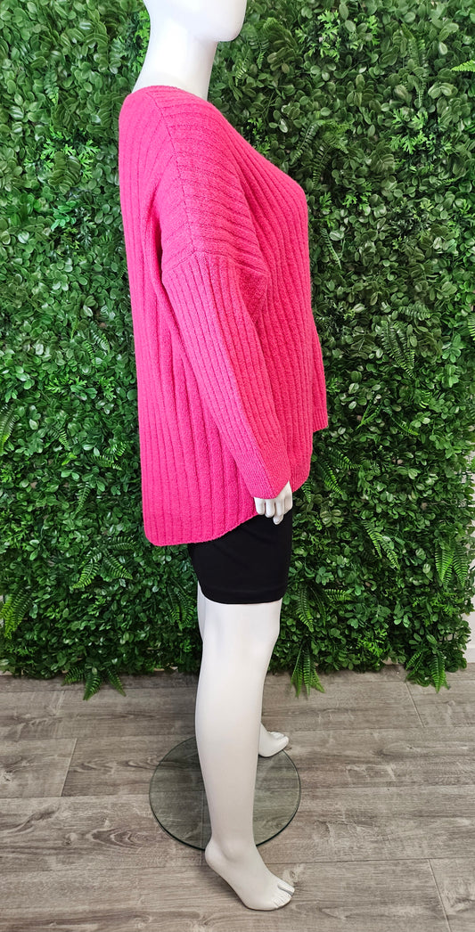 Shine On Label Pink Textured Knit (20)