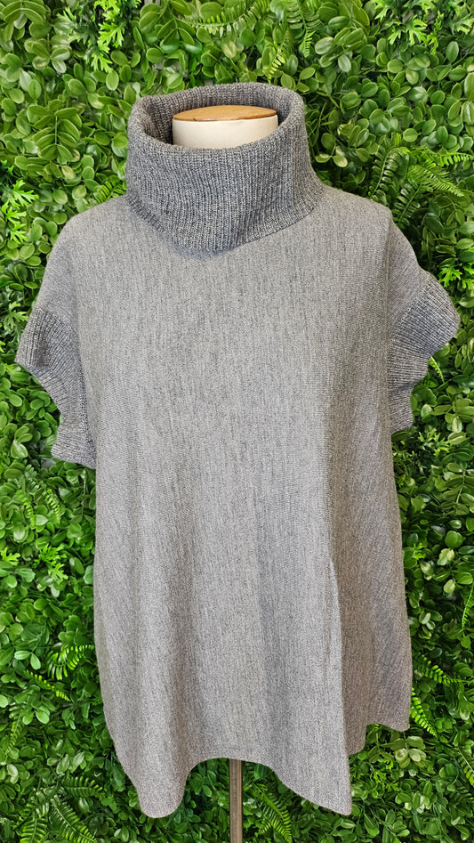 Country Road Grey Rolled Neck Knit (8-12)