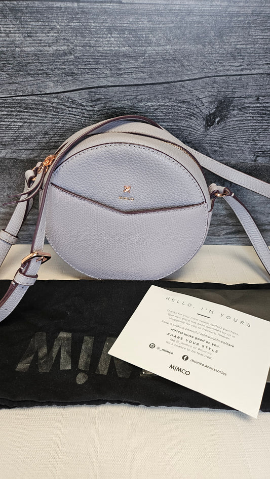 Mimco Lavender D-Vine Circle Bag (18.5cmx18.5x6.5cm)