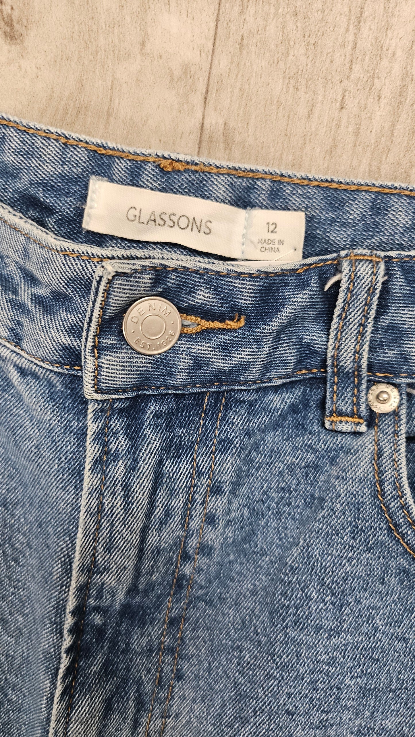 Glassons Blue Frayed Leg Jean (12)