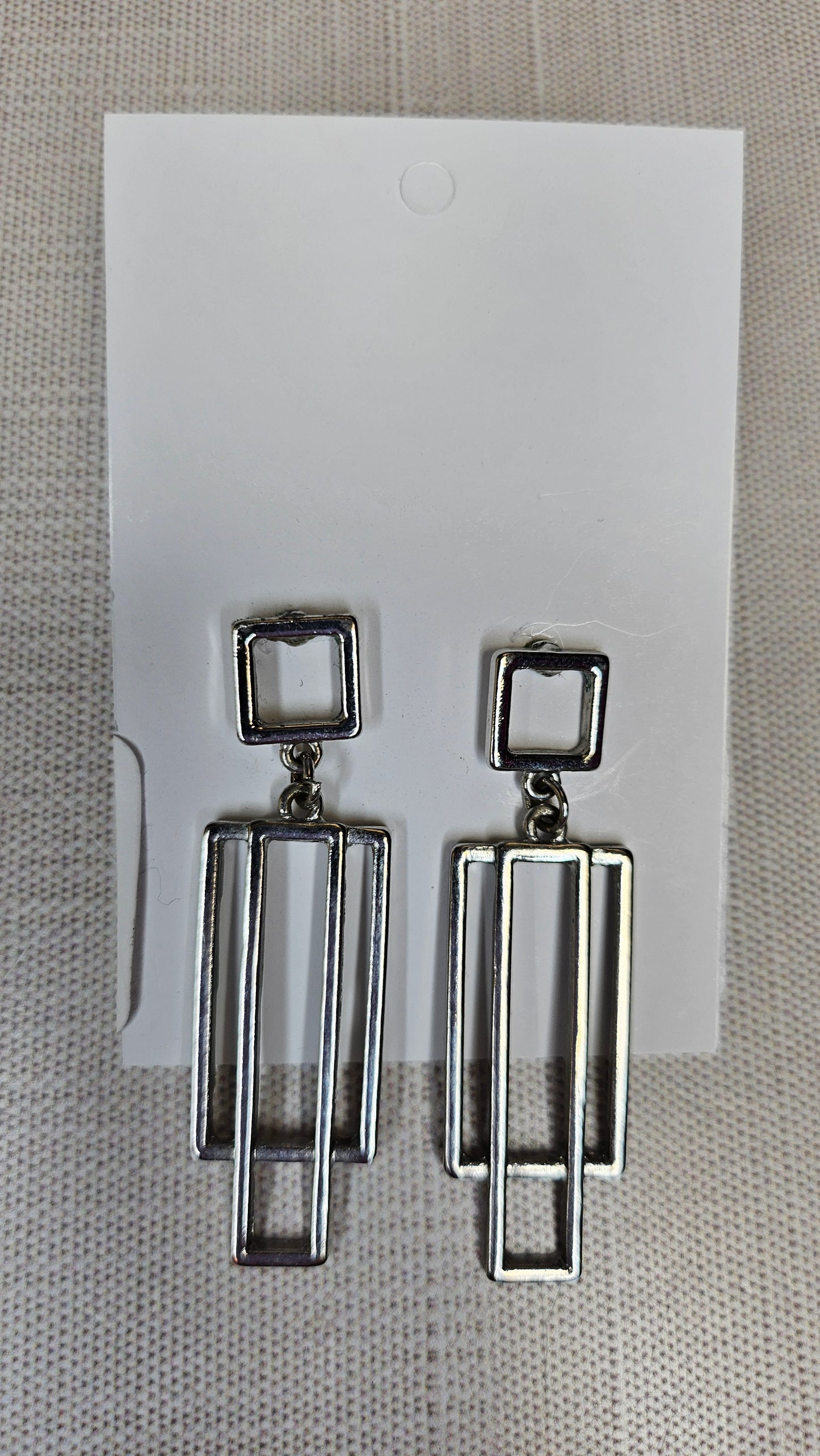 Unknown  Metal Art Deco Earrings