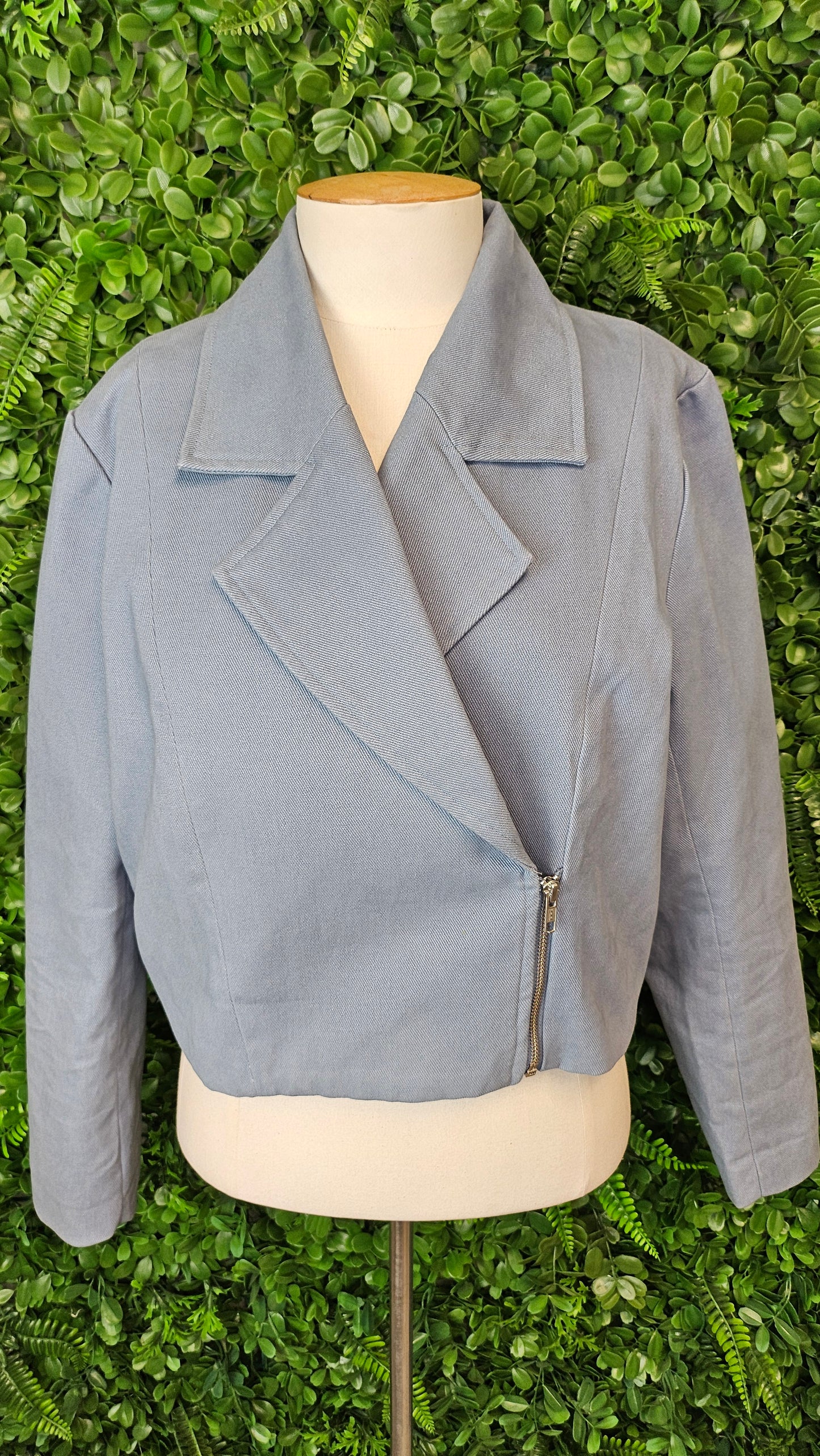 Wilson Trollope Blue Cropped Jacket BNWT (14)