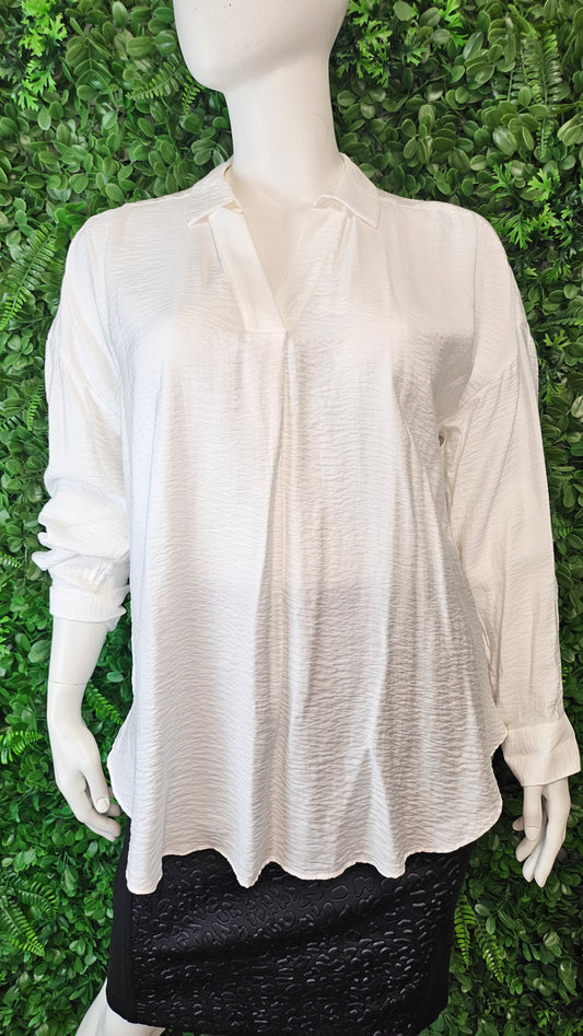 Whistle White Collared Top BNWT (18)