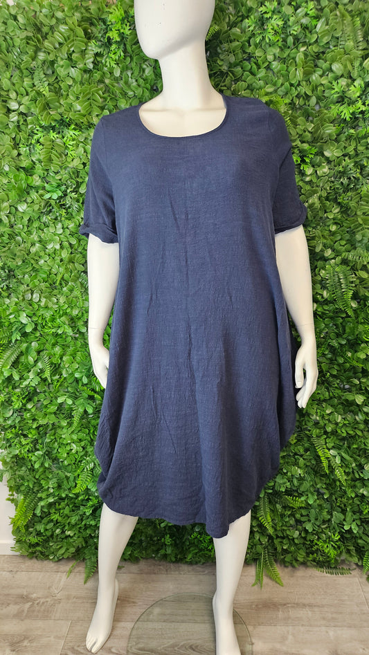 K&K Navy Shift Dress (18-20)