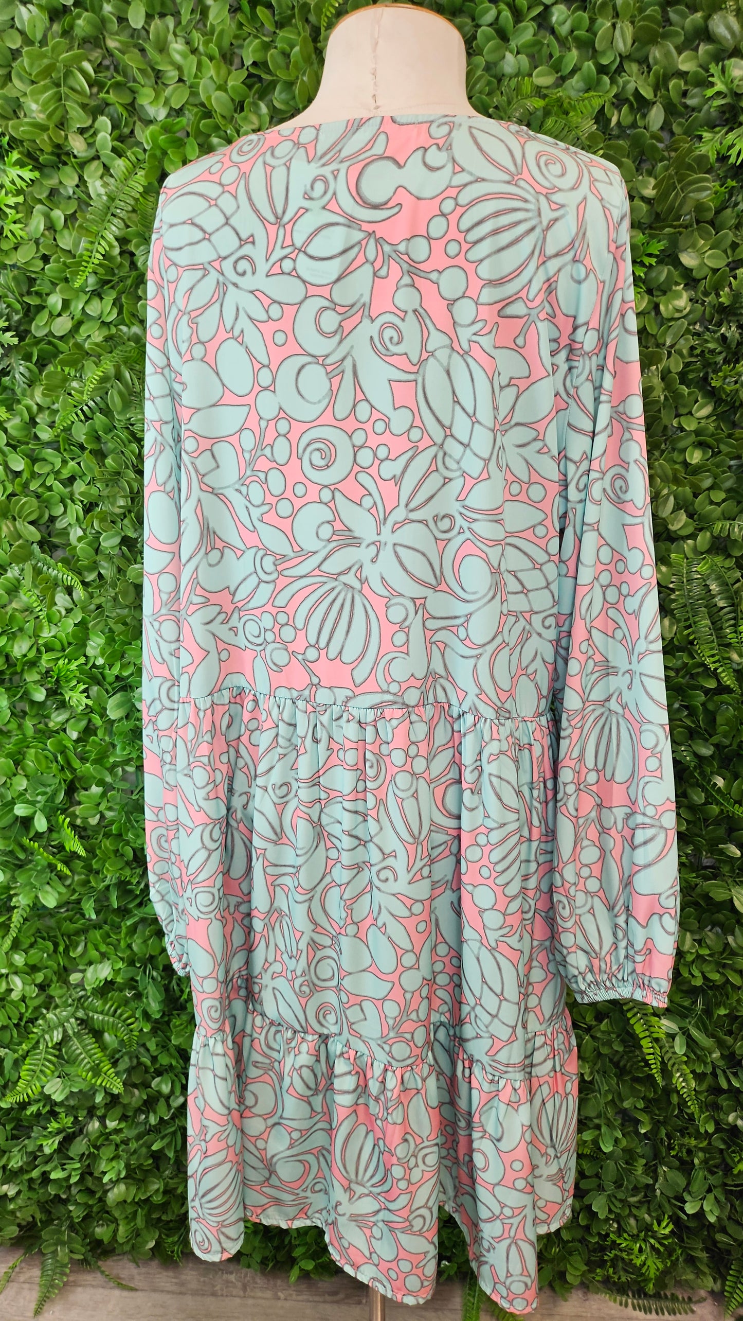 Ivy Blu Floral Long Sleeve Dress (14)