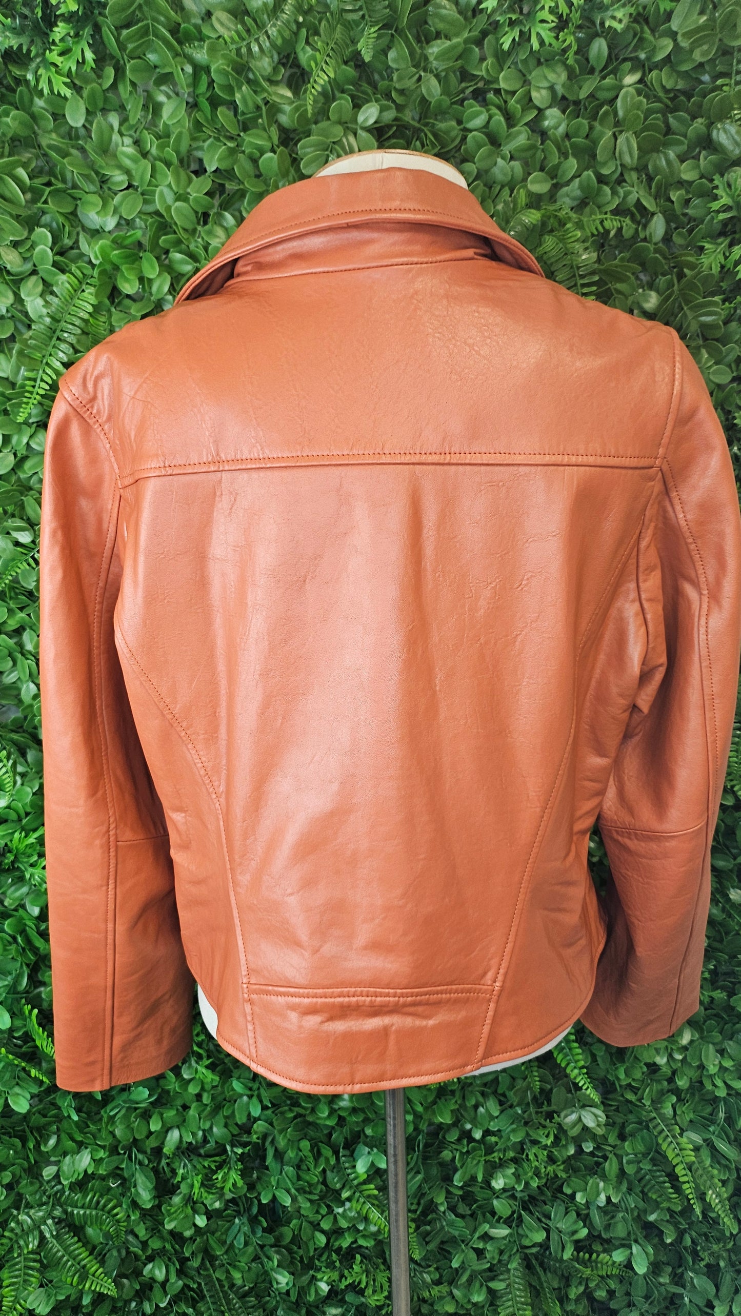 Lemon Tree Burnt Orange Leather Jacket (14)