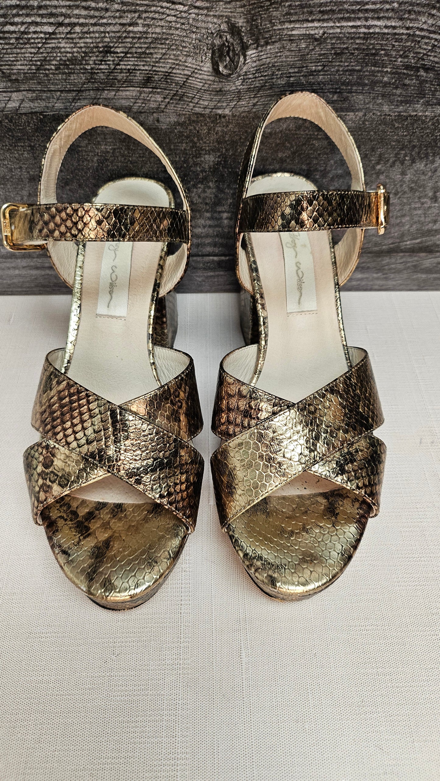 Kathryn Wilson Snake Platform Heels (38)