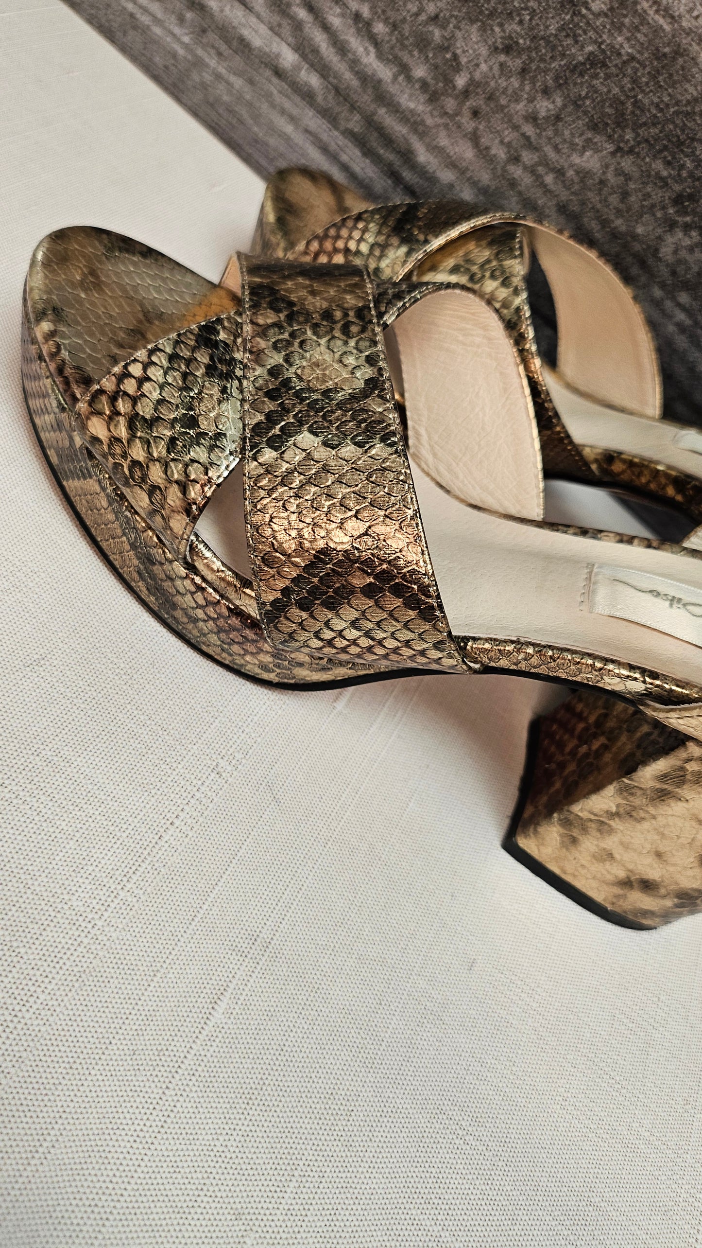 Kathryn Wilson Snake Platform Heels (38)