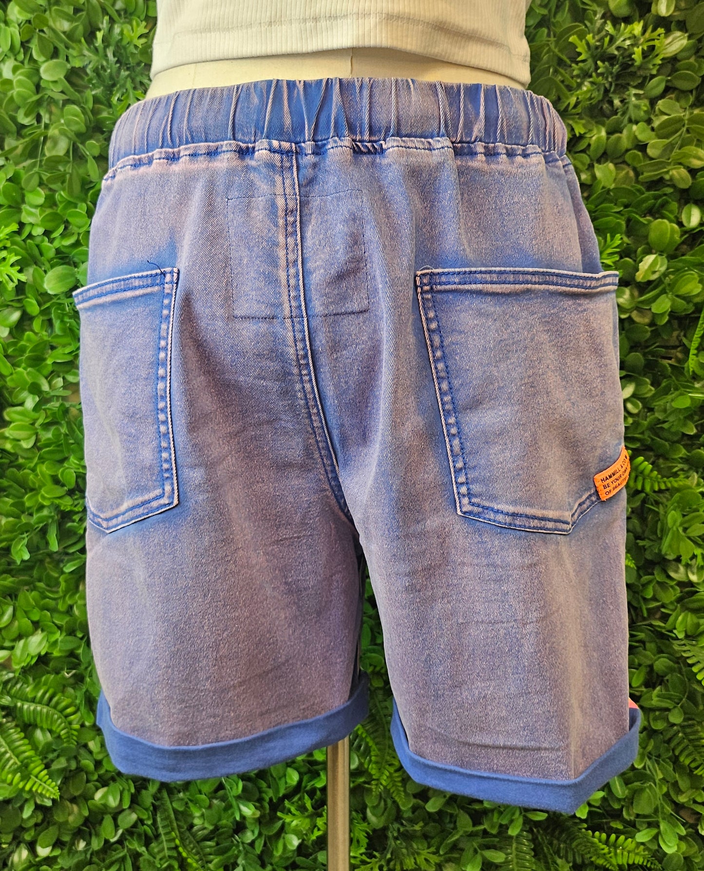 Hammill + Co Blue Stonewash Denim Short (14)