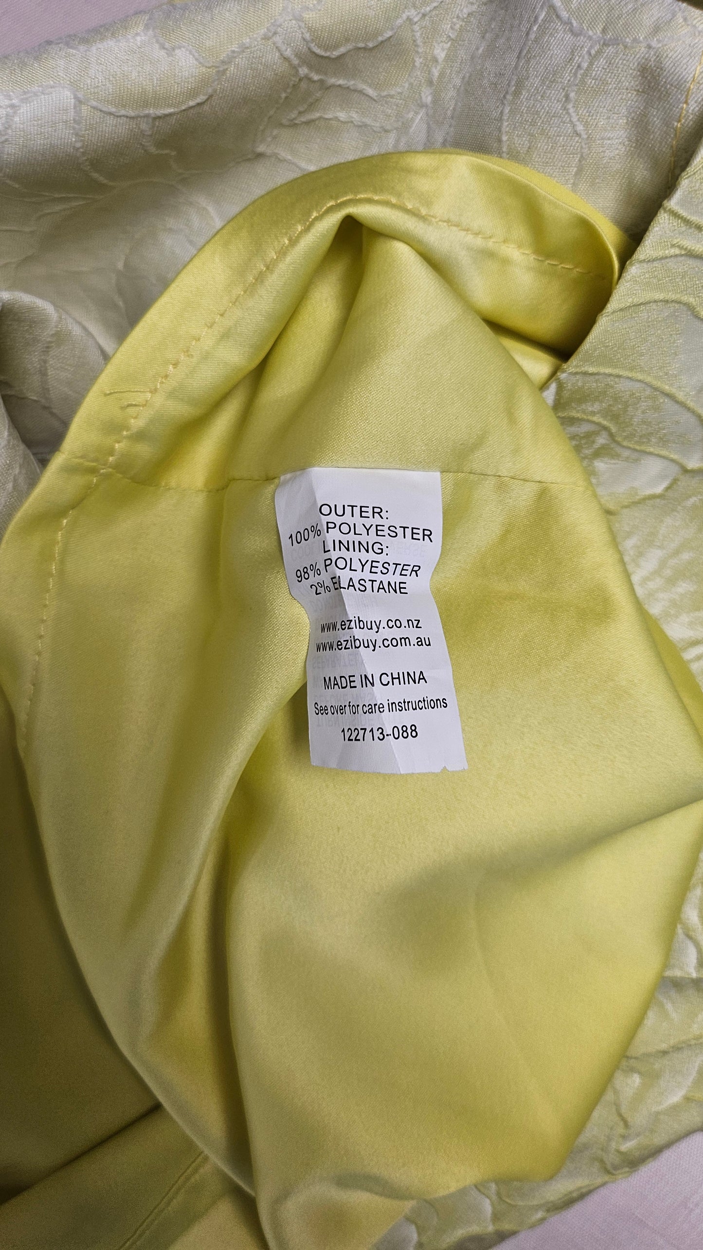 Grace Hill Yellow Jacquard Dress BNWT (12)