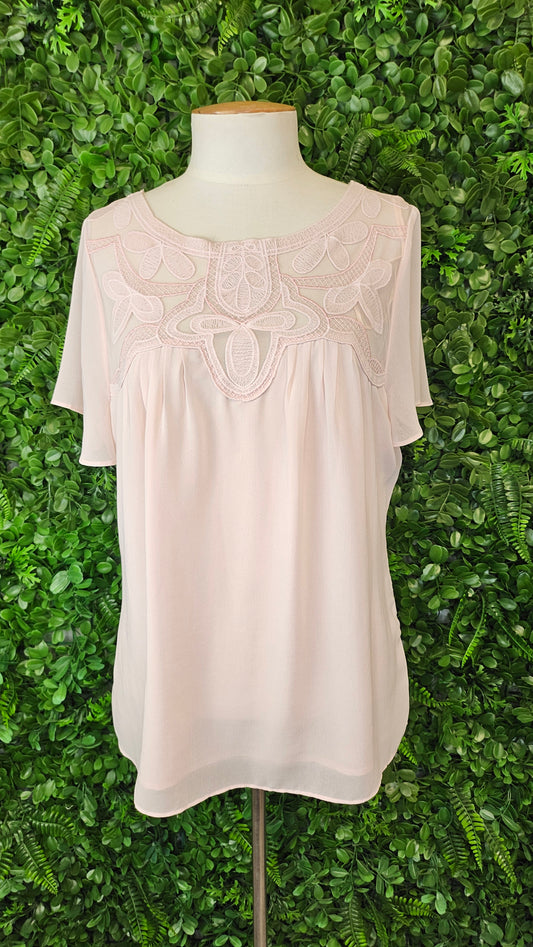 Whistle Pink Yoke Top (14)