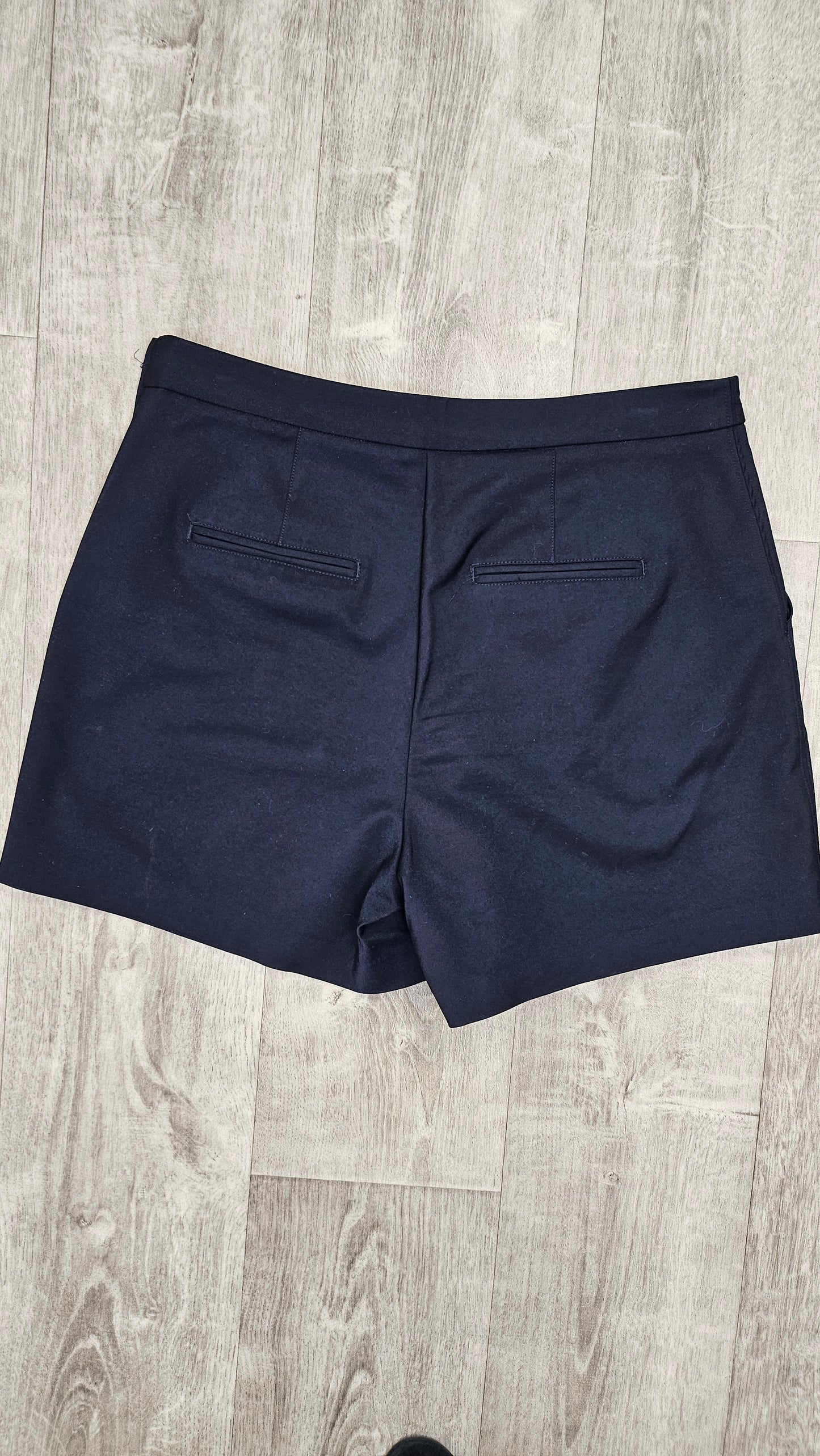 Witchery Navy Tailored Shorts (14)