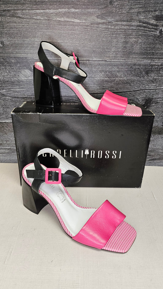 Capelli Rossi Pink/Black Carey Heel NEW (41)