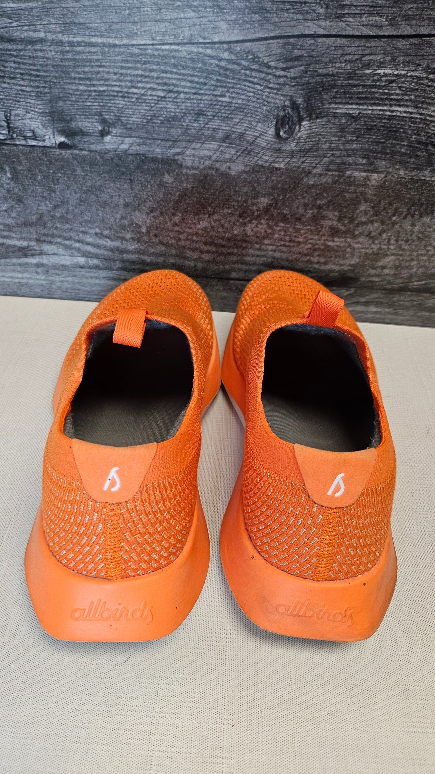 Allbirds Orange Knit Sneaker (40)