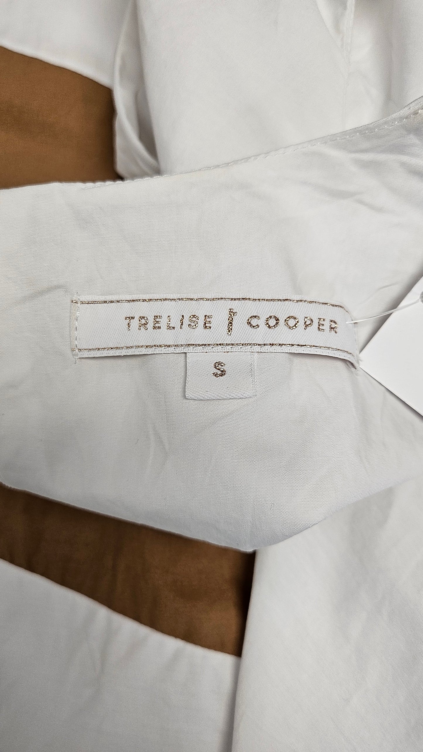 Trelise Cooper White I've Got The Scoop Dress (S)