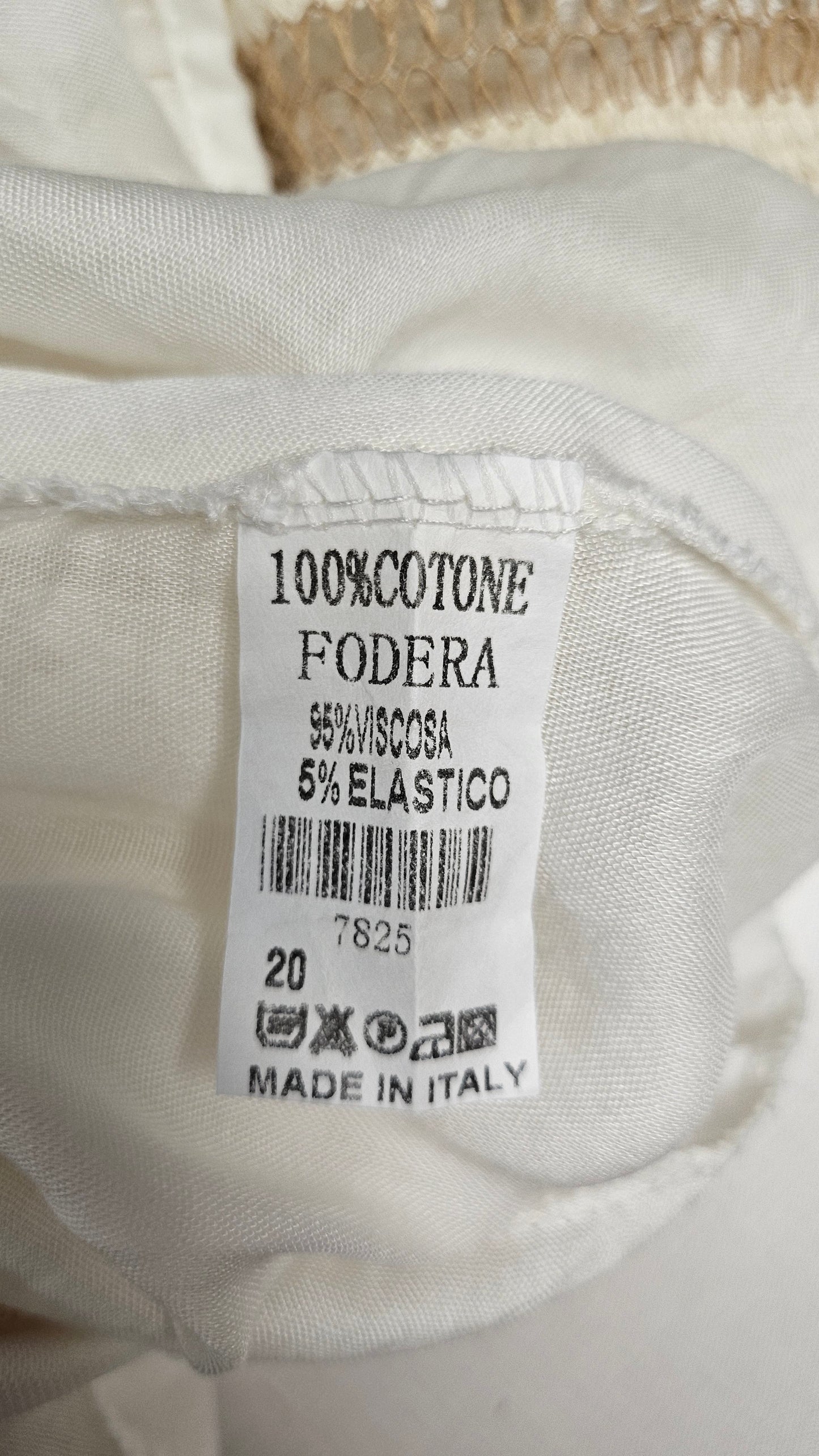 Made In Italy Cream Lace Dress (14)