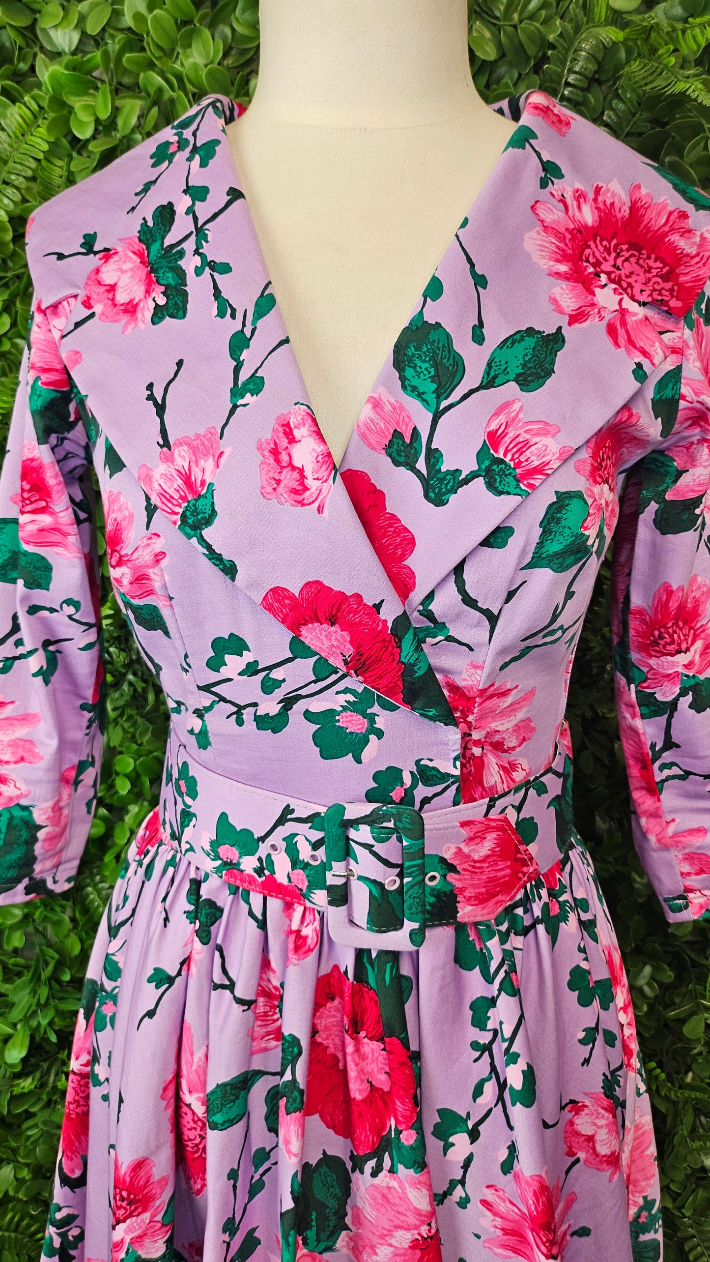 Pinup Couture Floral Retro Dress (10)