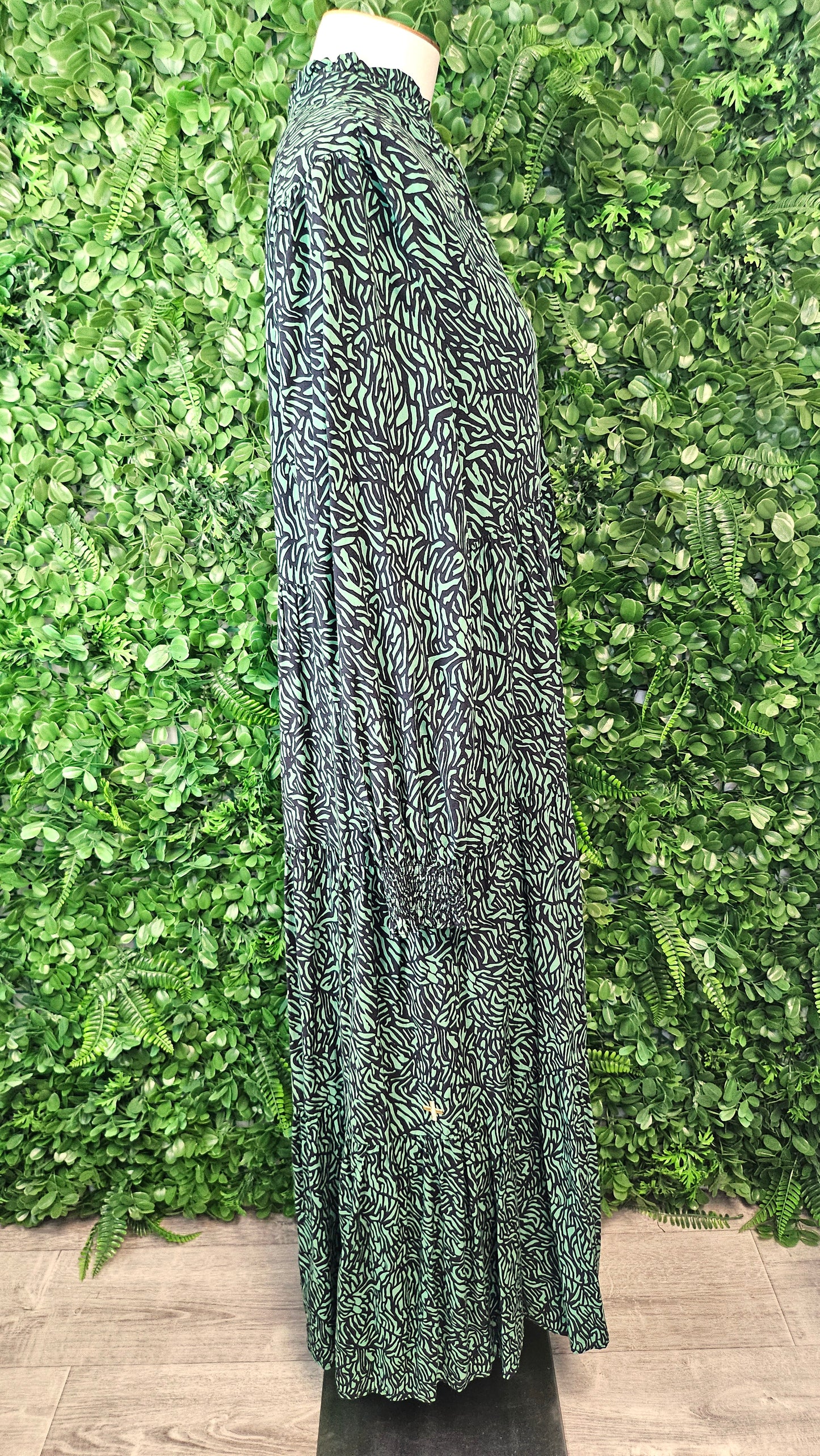 Stella + Gemma Green Long Sleeve Maxi (14)