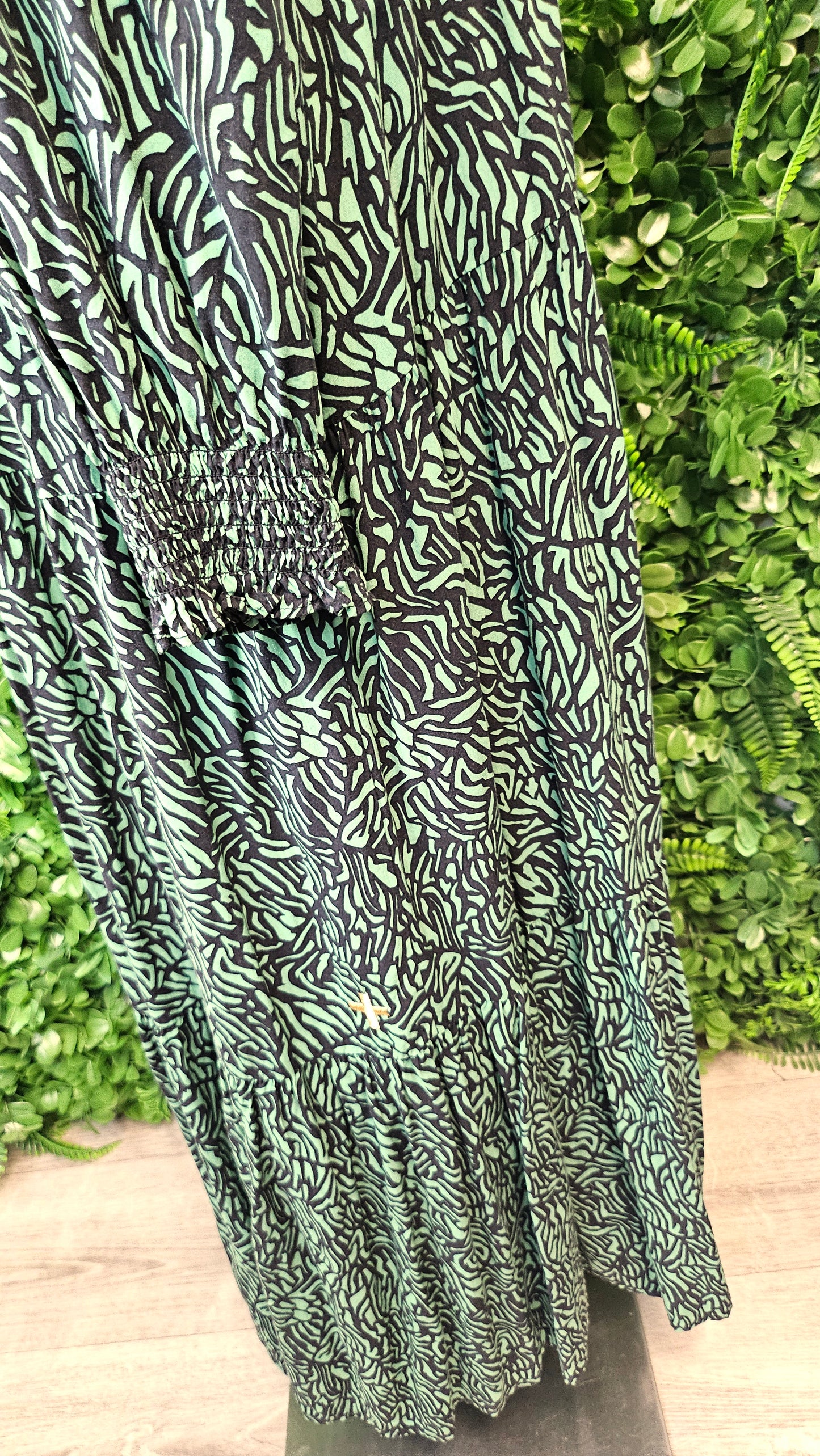 Stella + Gemma Green Long Sleeve Maxi (14)